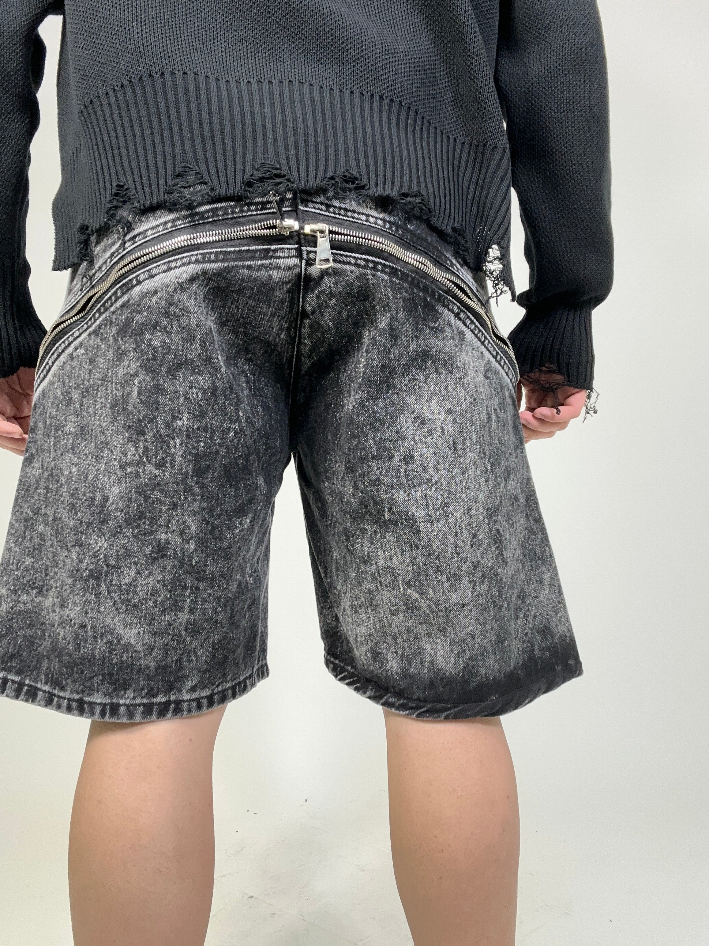 Jeans Short Full Zip