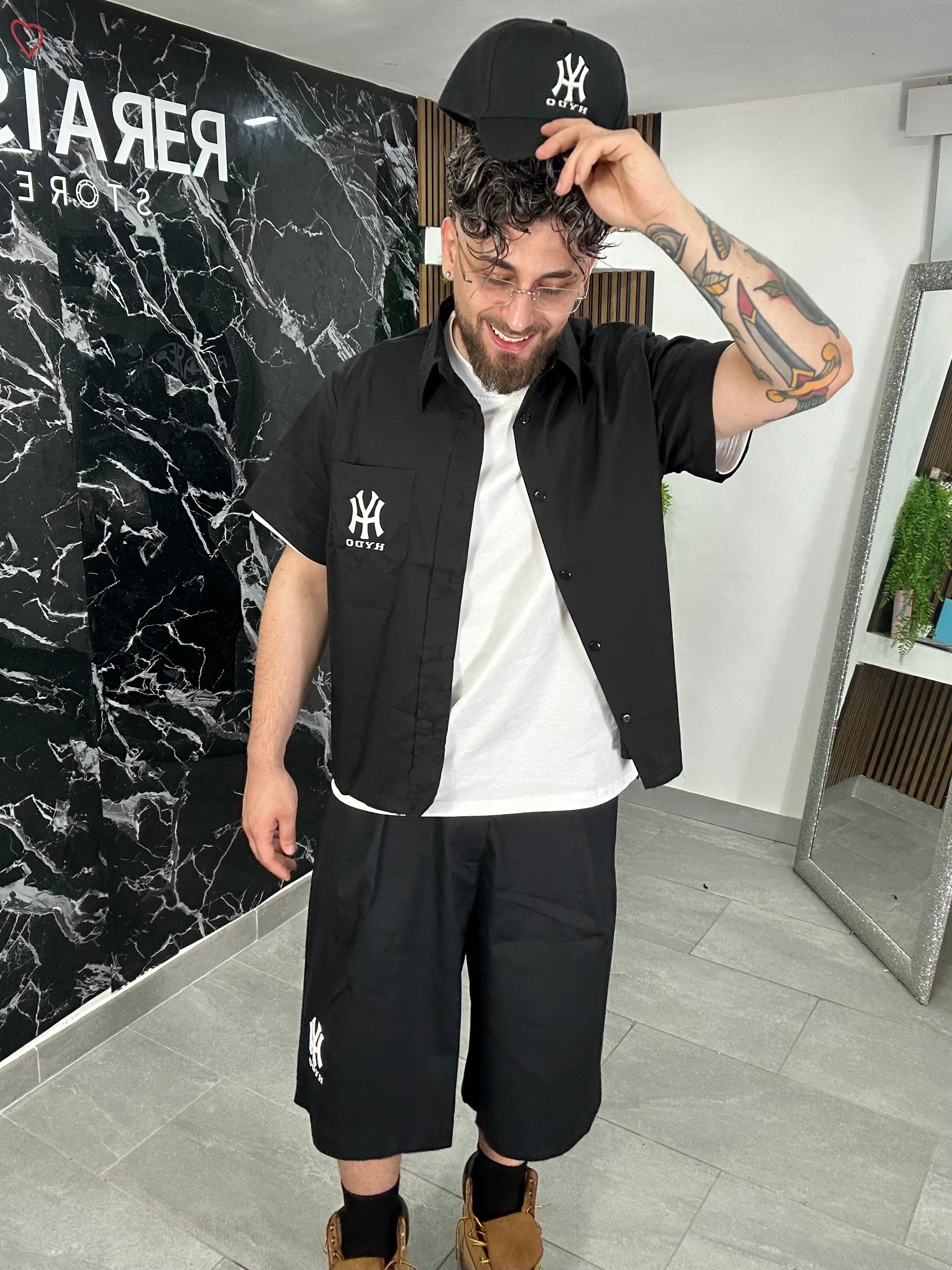 Coordinato Yankees Nero