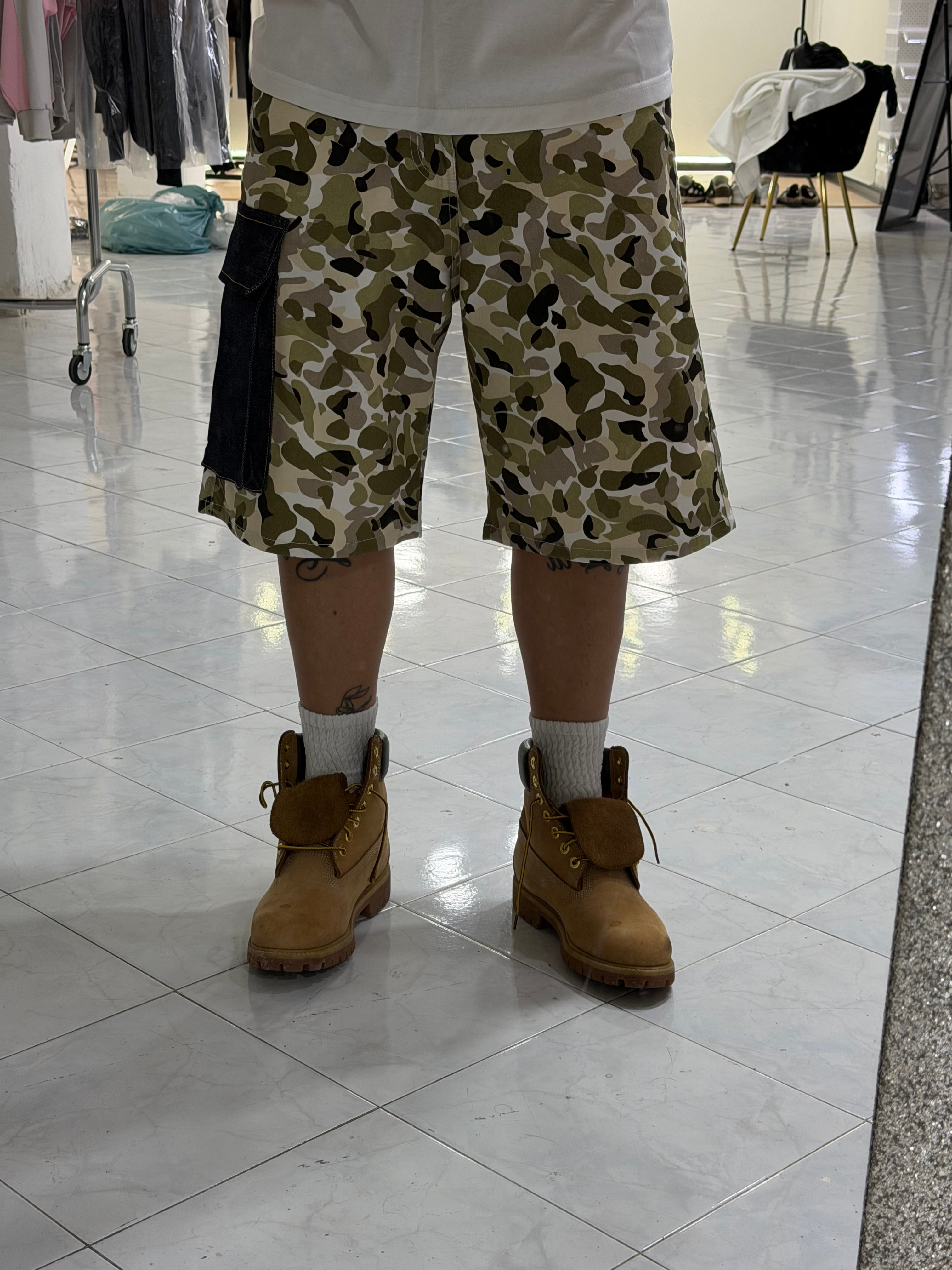 Short Camo Denim