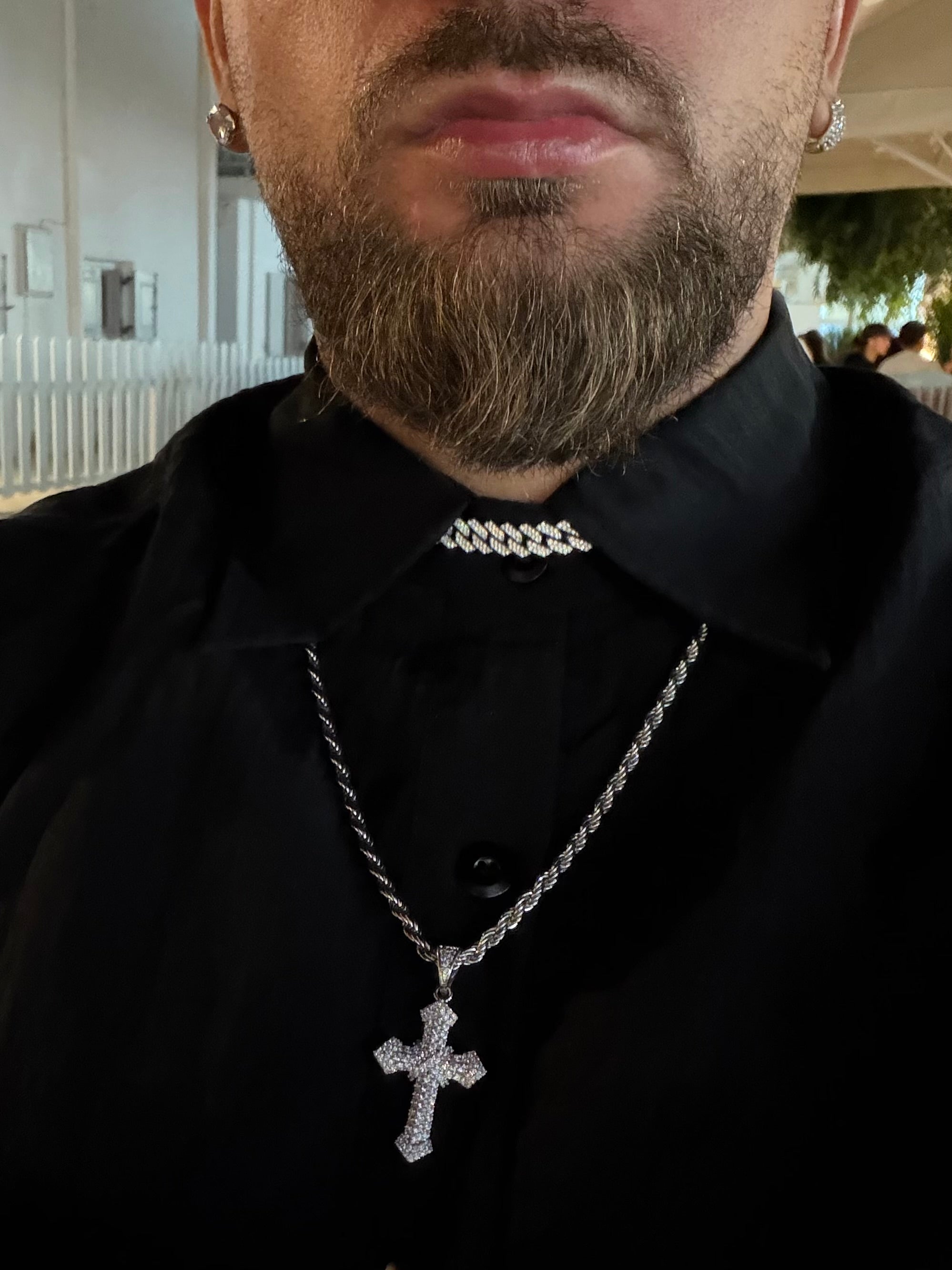 Collana Croce 60 cm