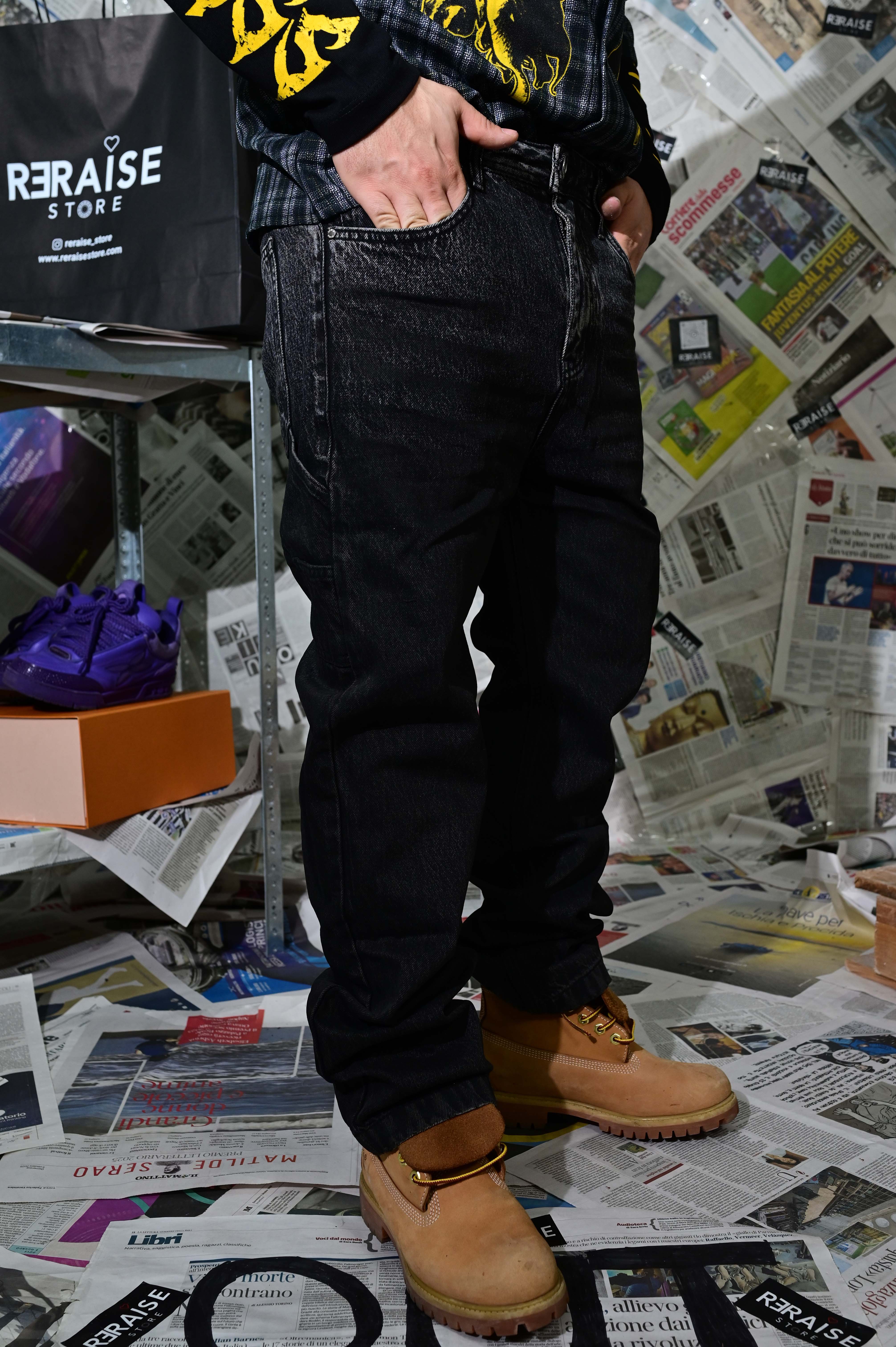 Jeans Regular fade grey