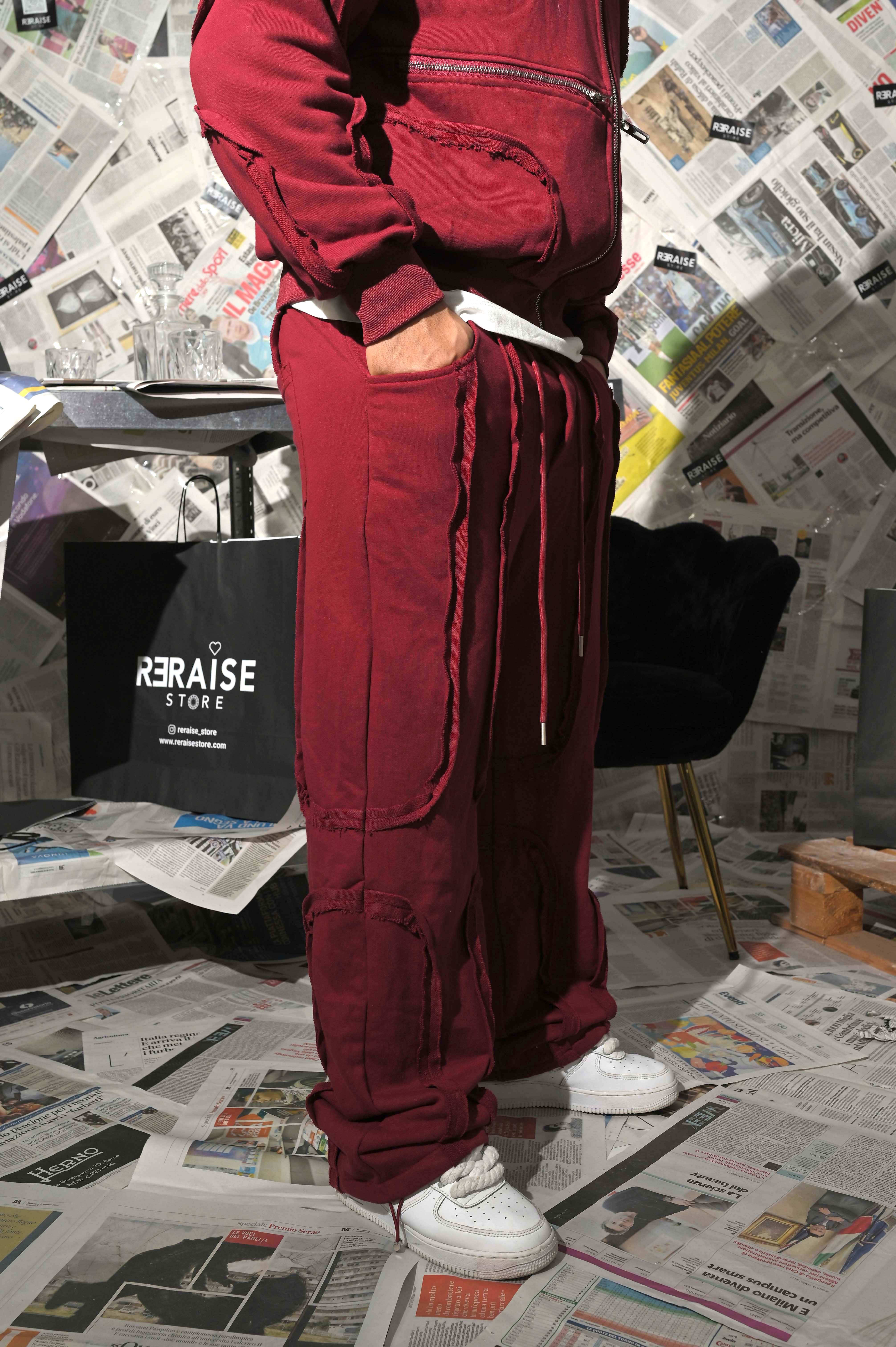 Coordinato Tuta Seams Bordeaux