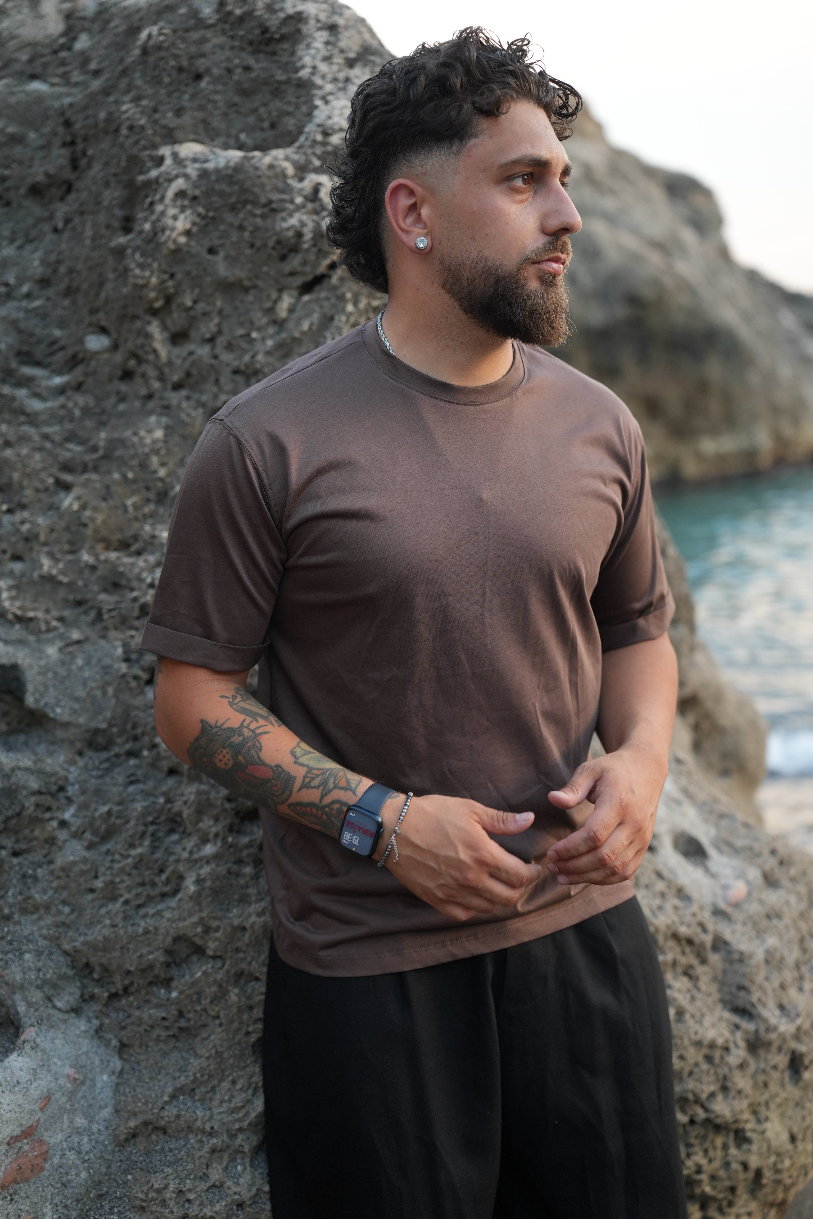 T-shirt Filo di scozia