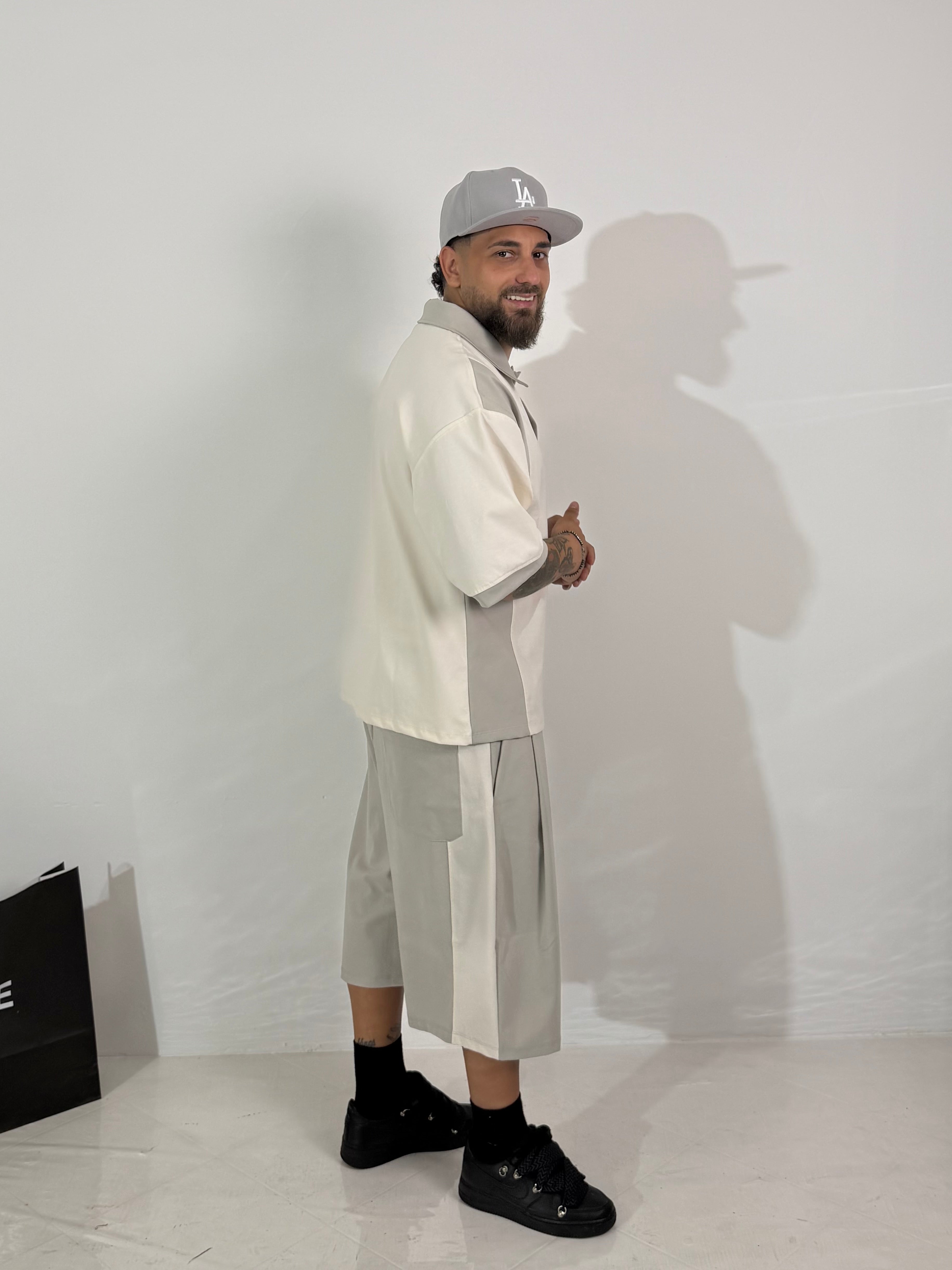 Coordinato Bunker Polo Grigio