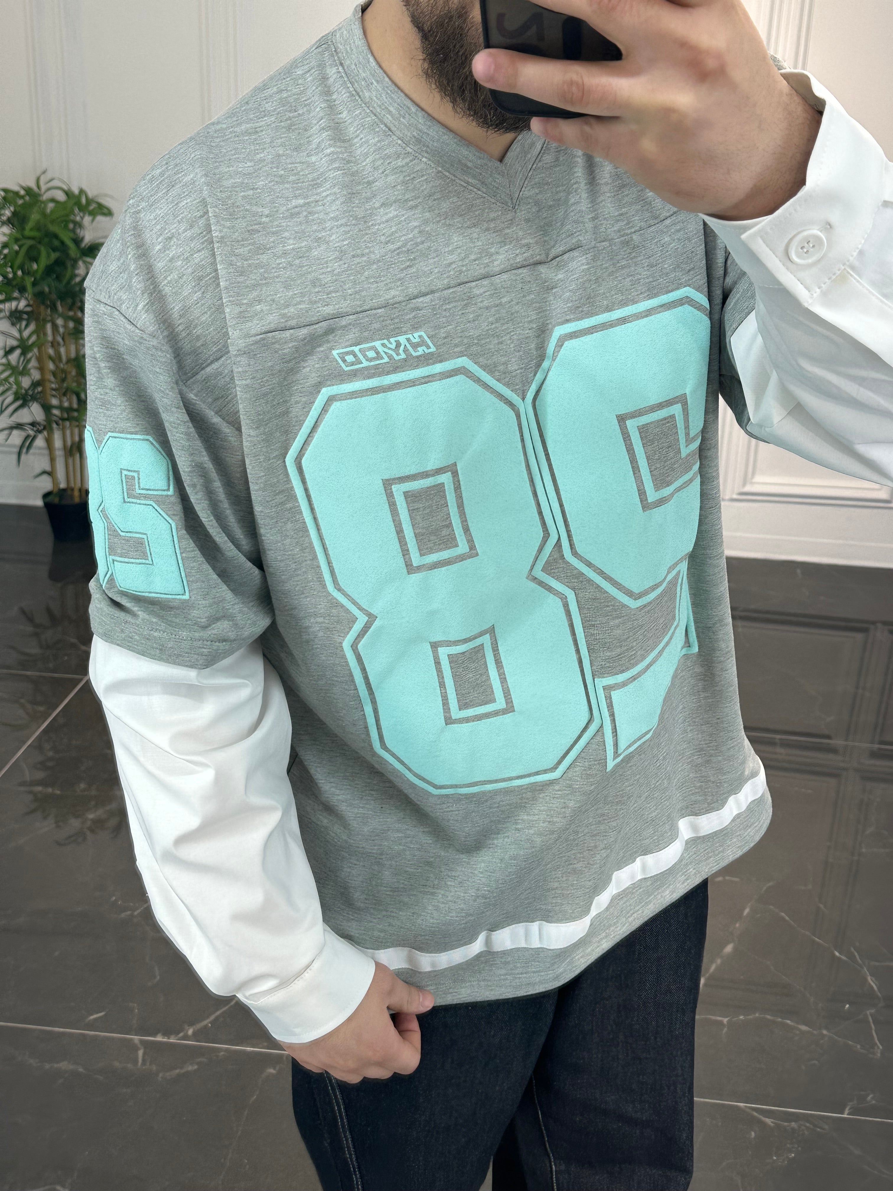 Long Sleeve Hydo NFL grigia