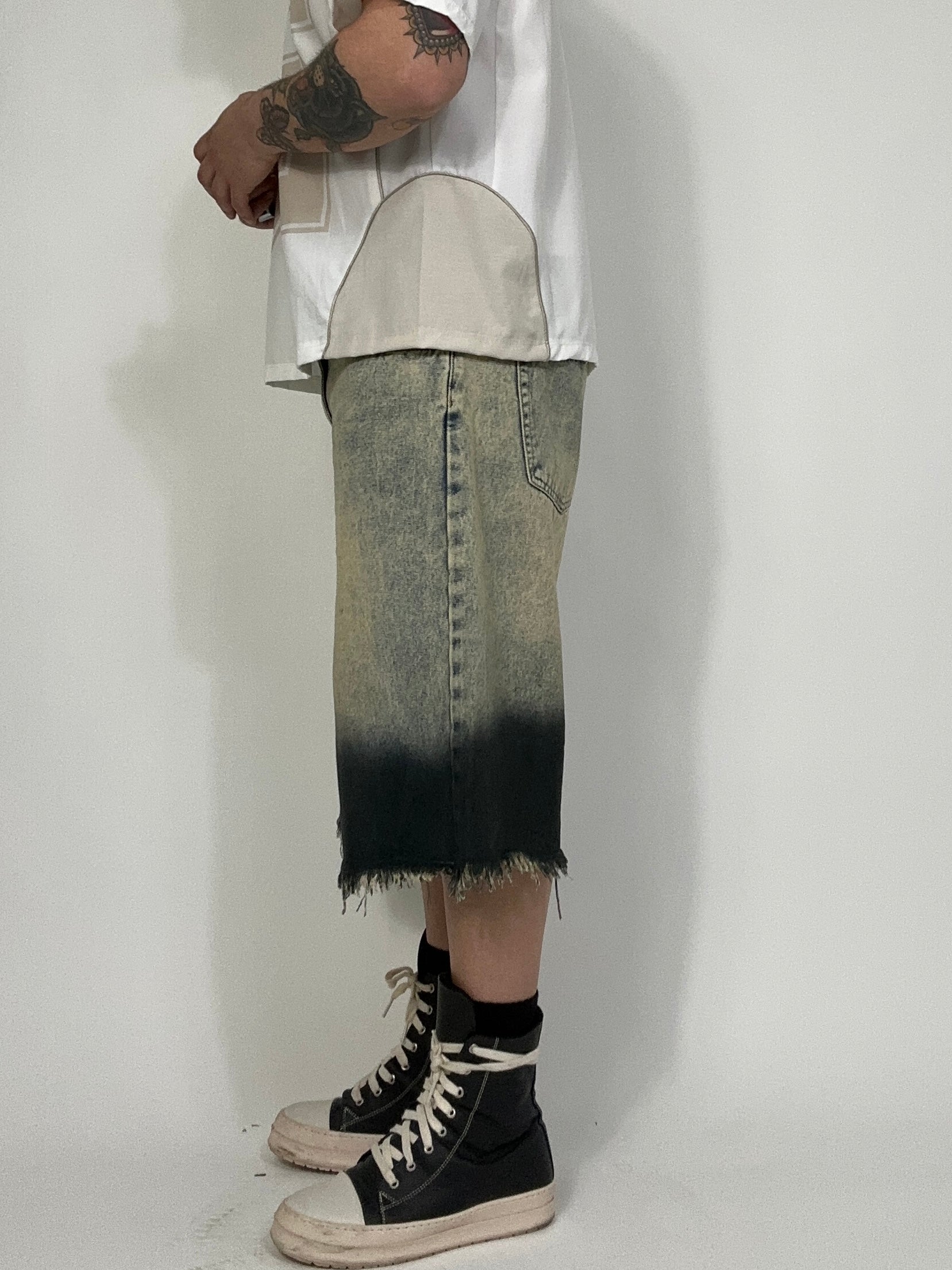 Jeans Short Sandle degradè