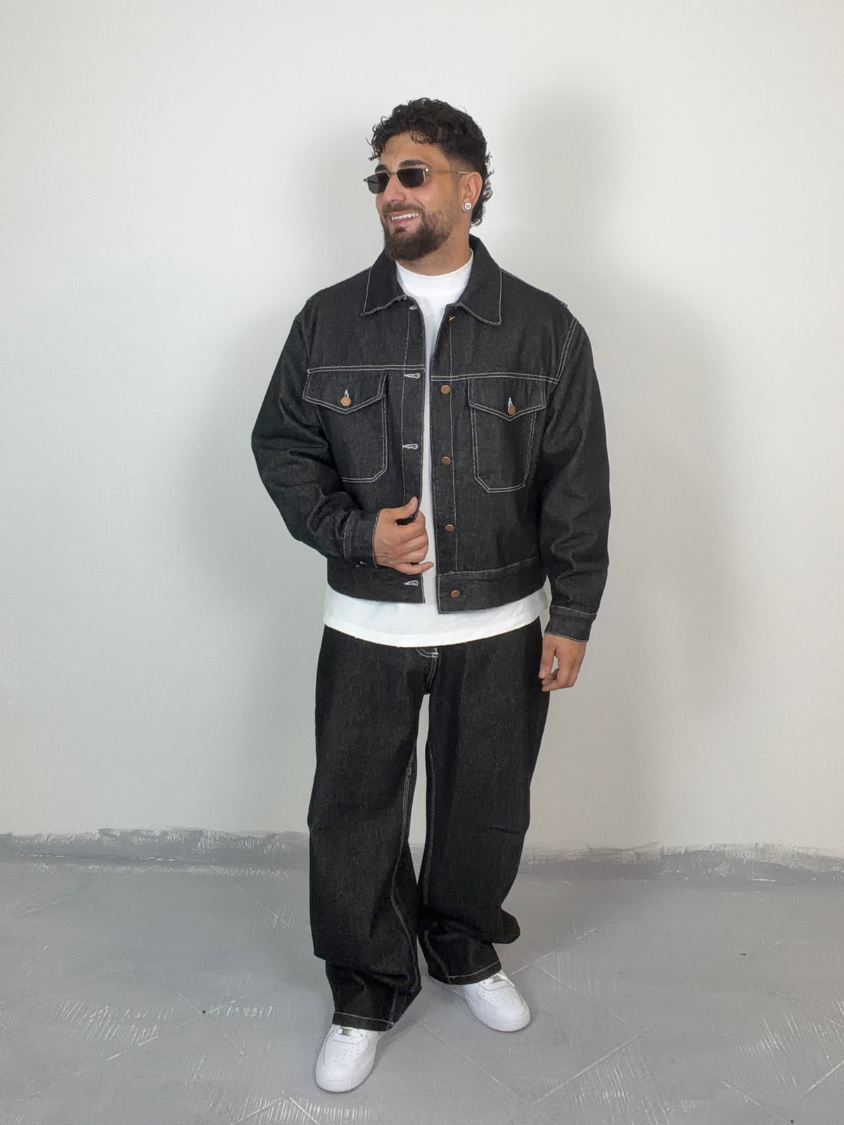 Coordinato Denim Black