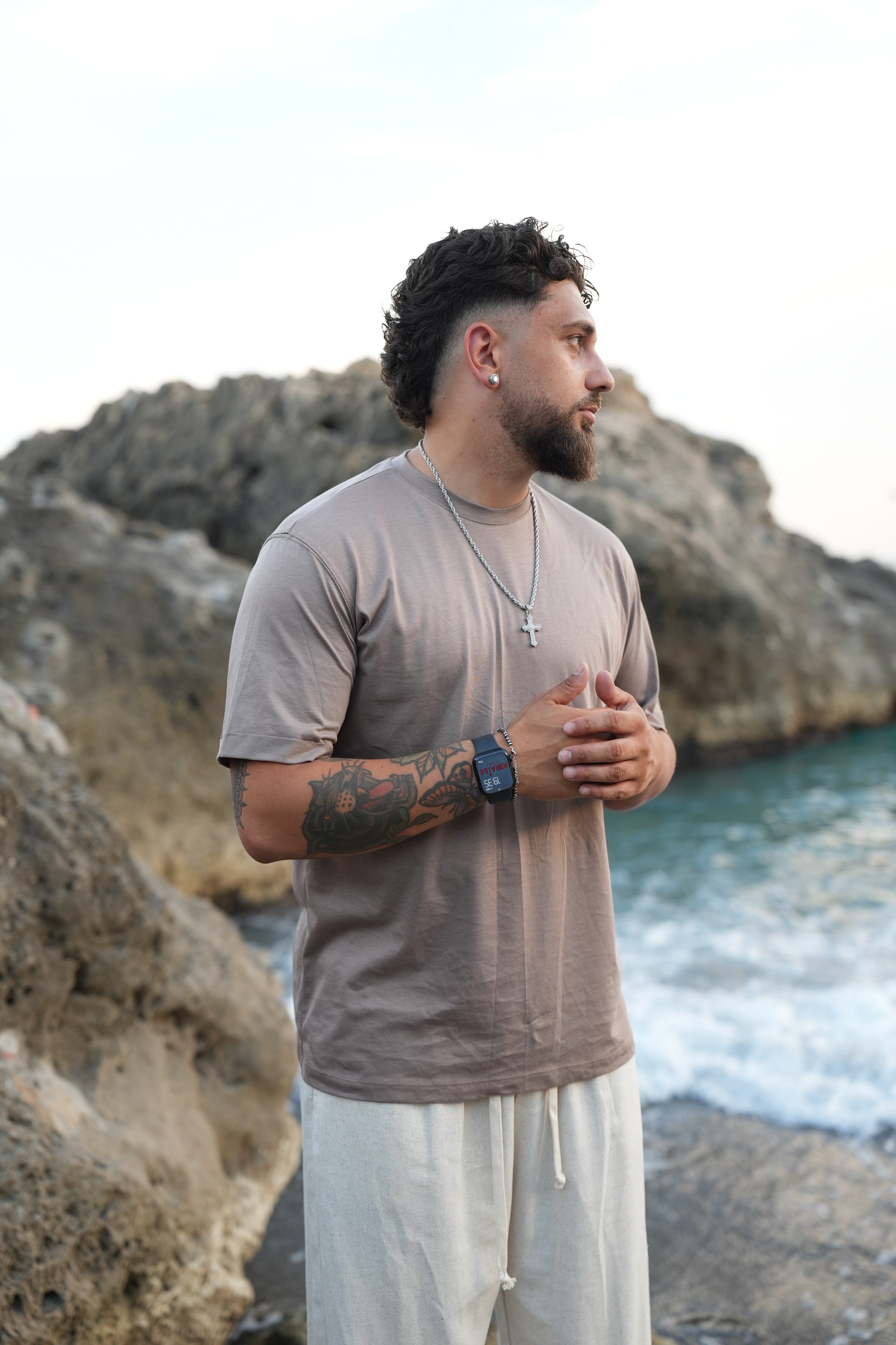T-shirt Filo di scozia