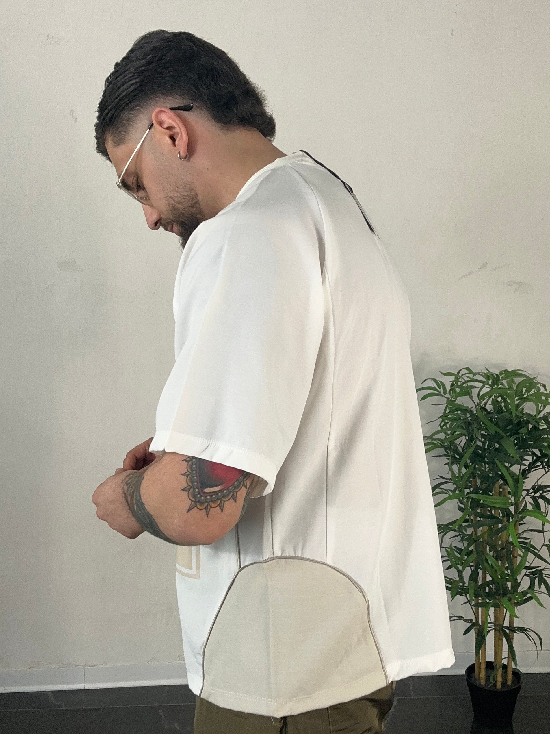 T-shirt New York Hydo beige