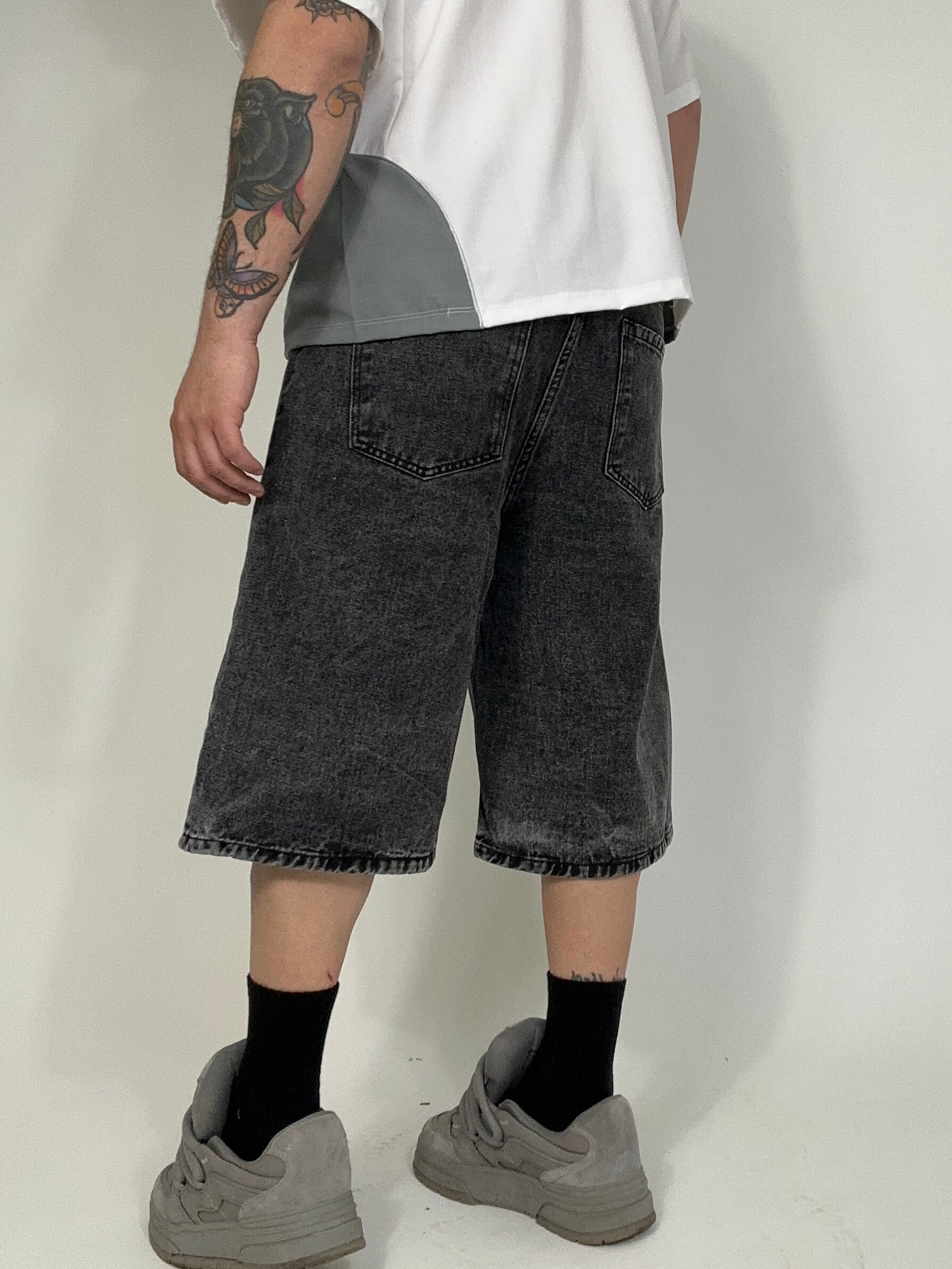 Jeans Short Dark Grey