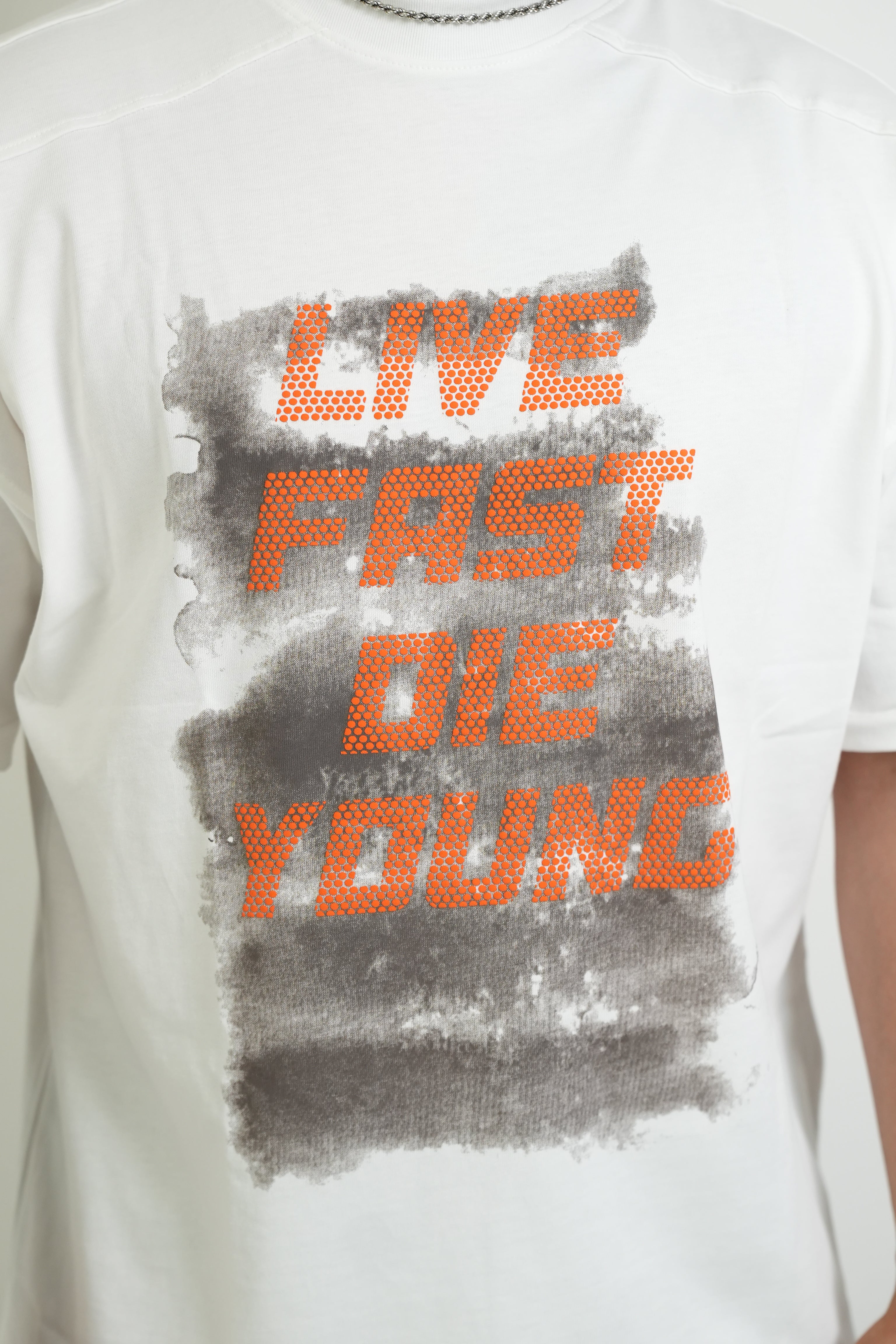 T-shirt Die Young White