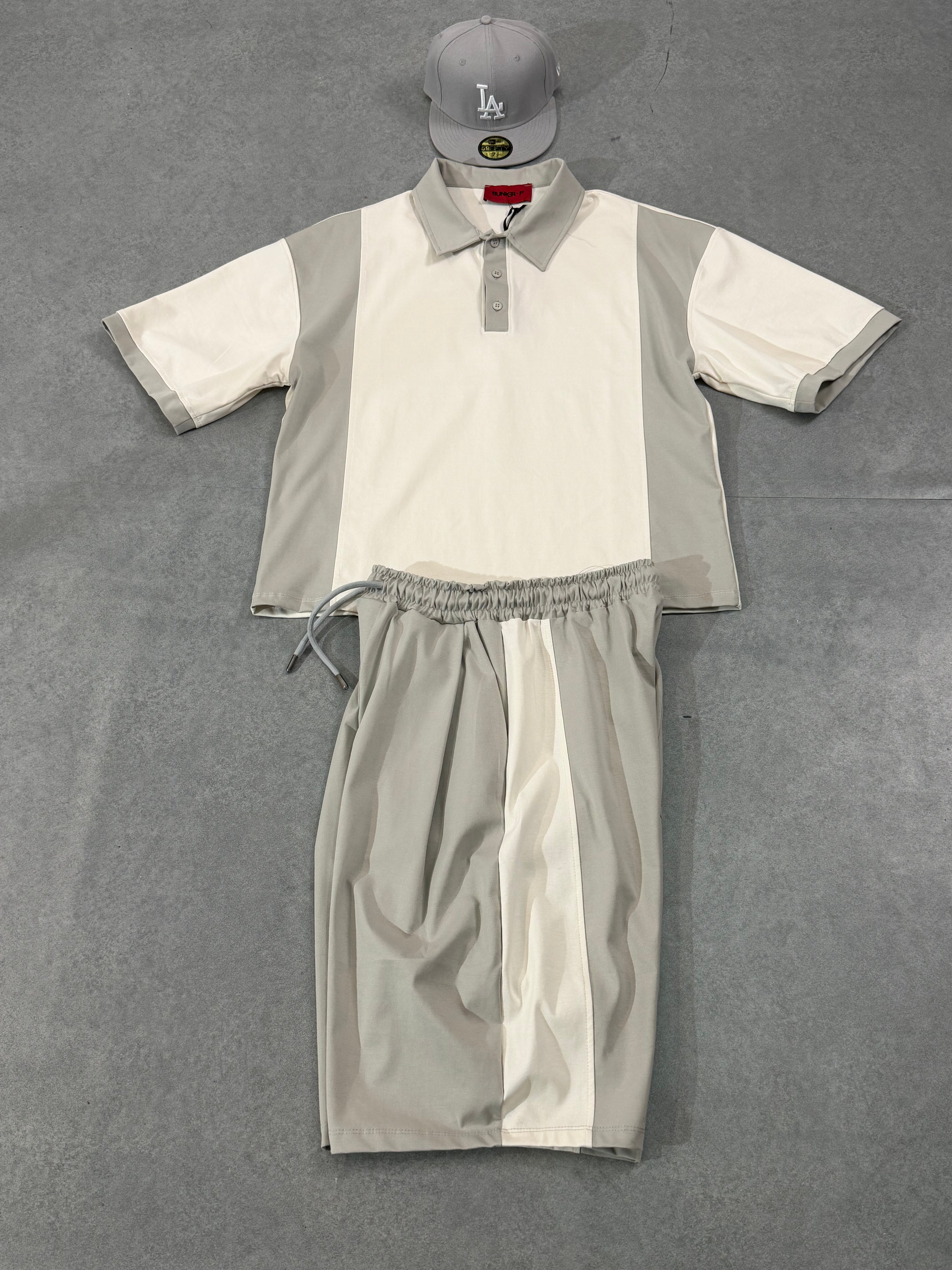 Coordinato Bunker Polo Grigio