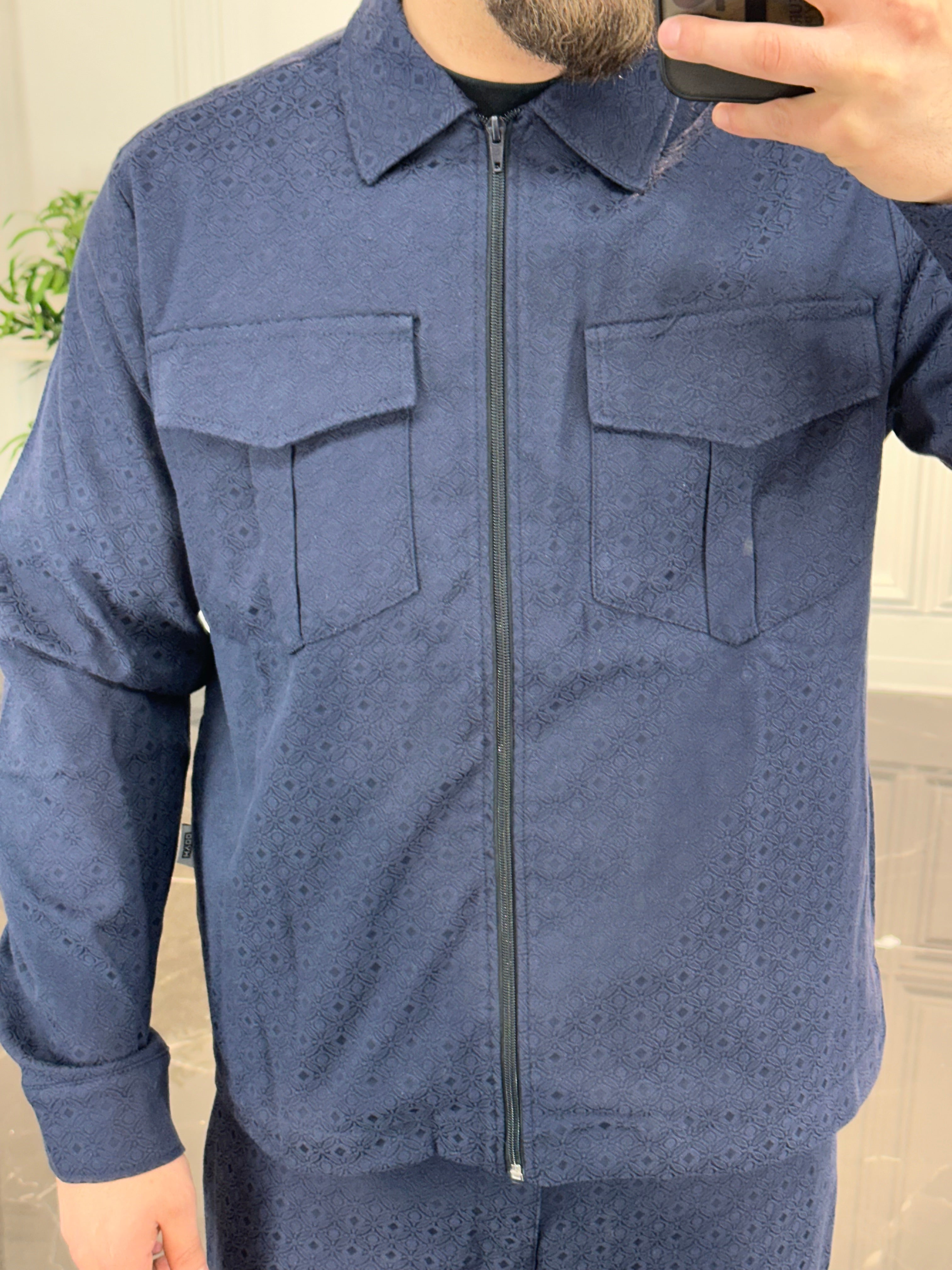 Coordinato Hydo Damask blu