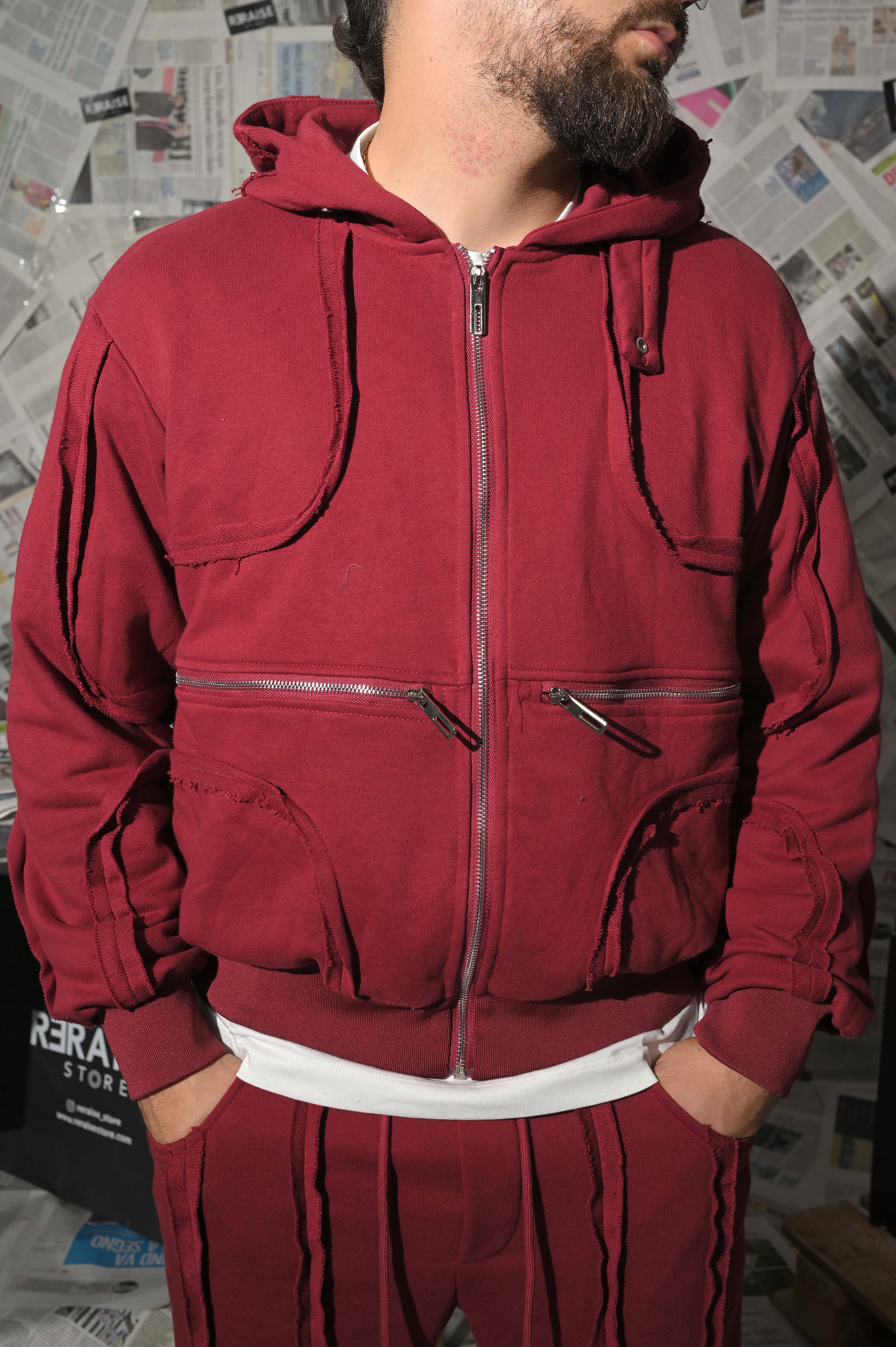 Coordinato Tuta Seams Bordeaux