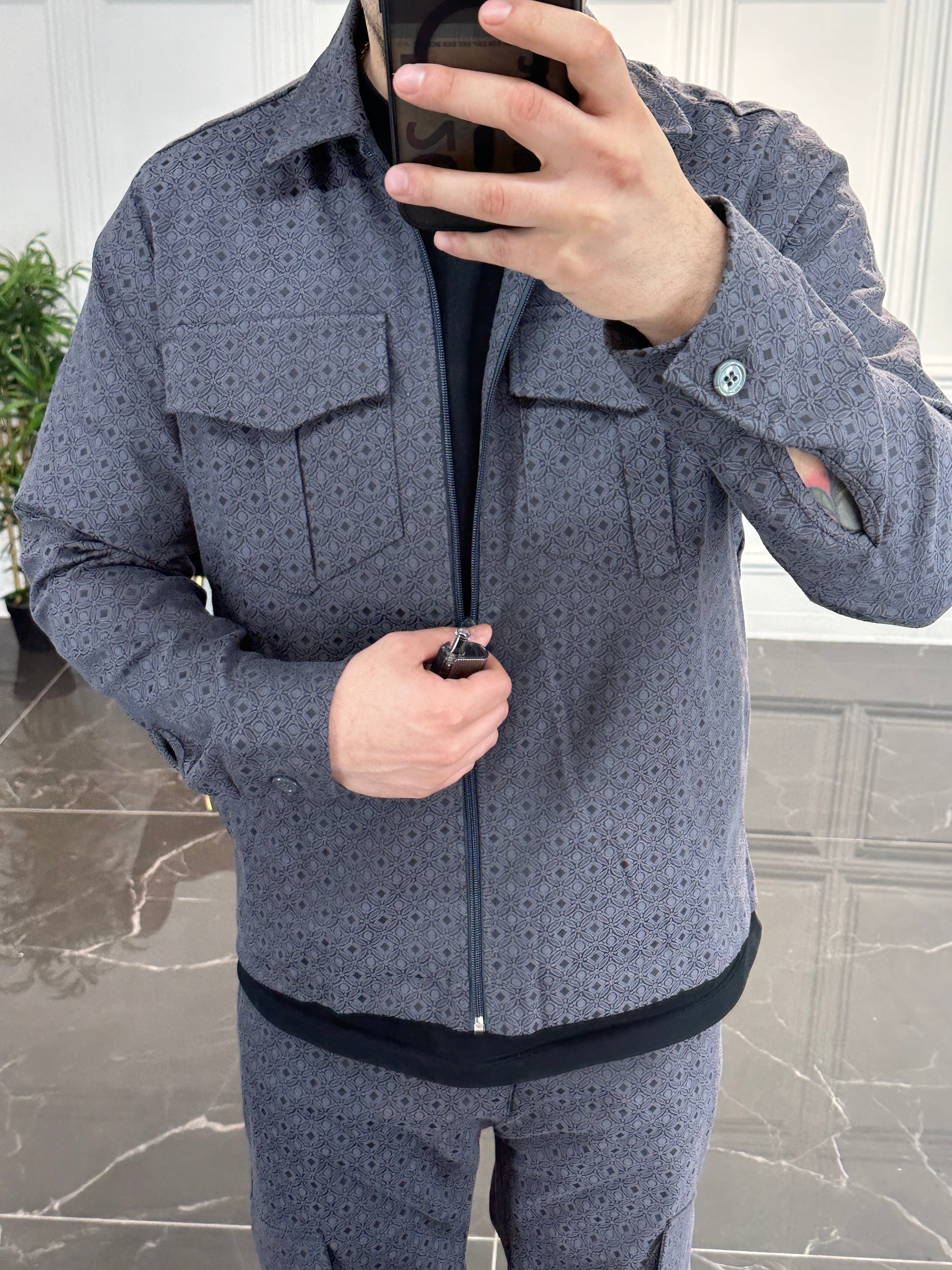 Coordinato Hydo Damask Grigio