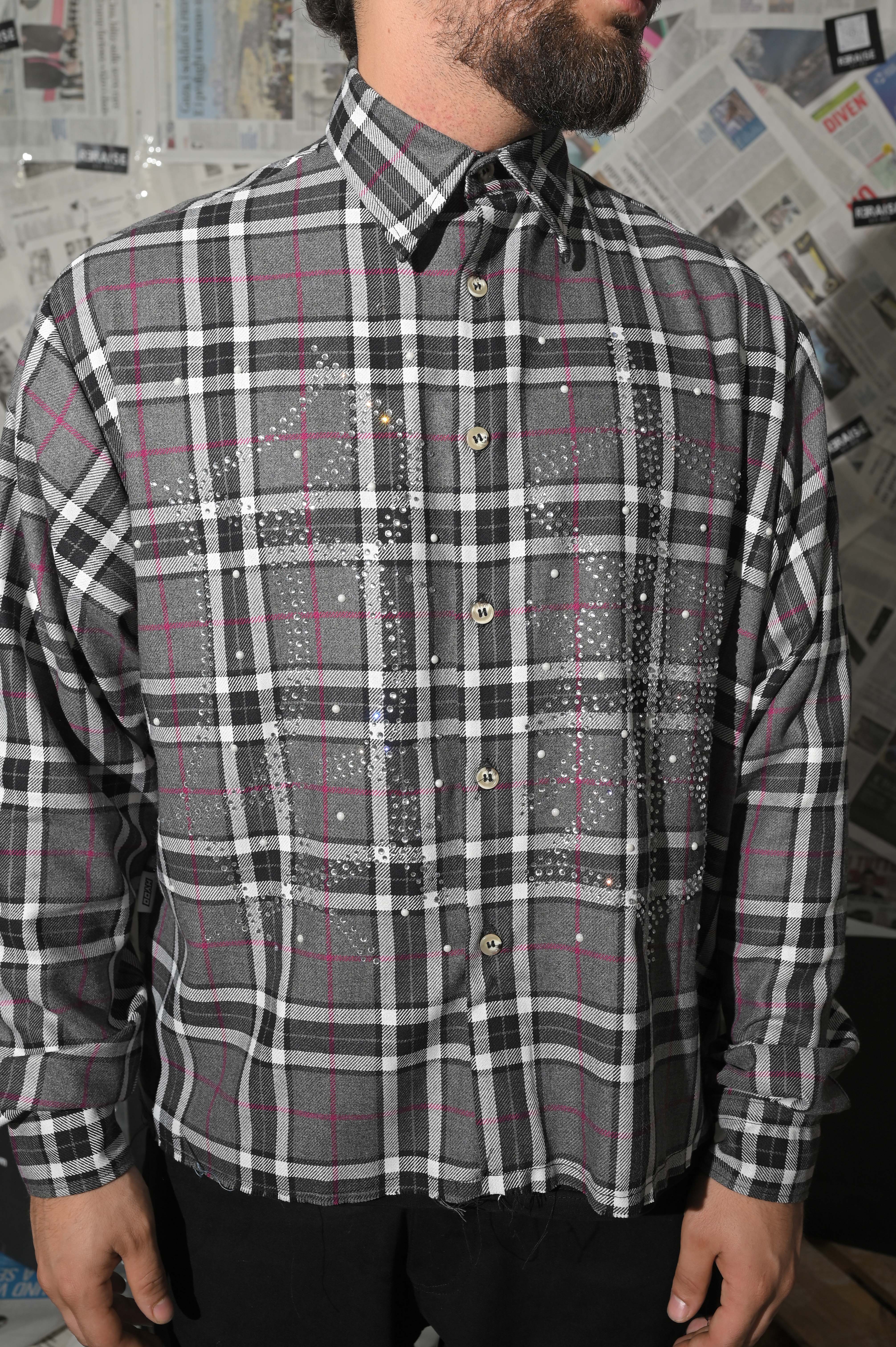 Camicia Hydo Check Strass