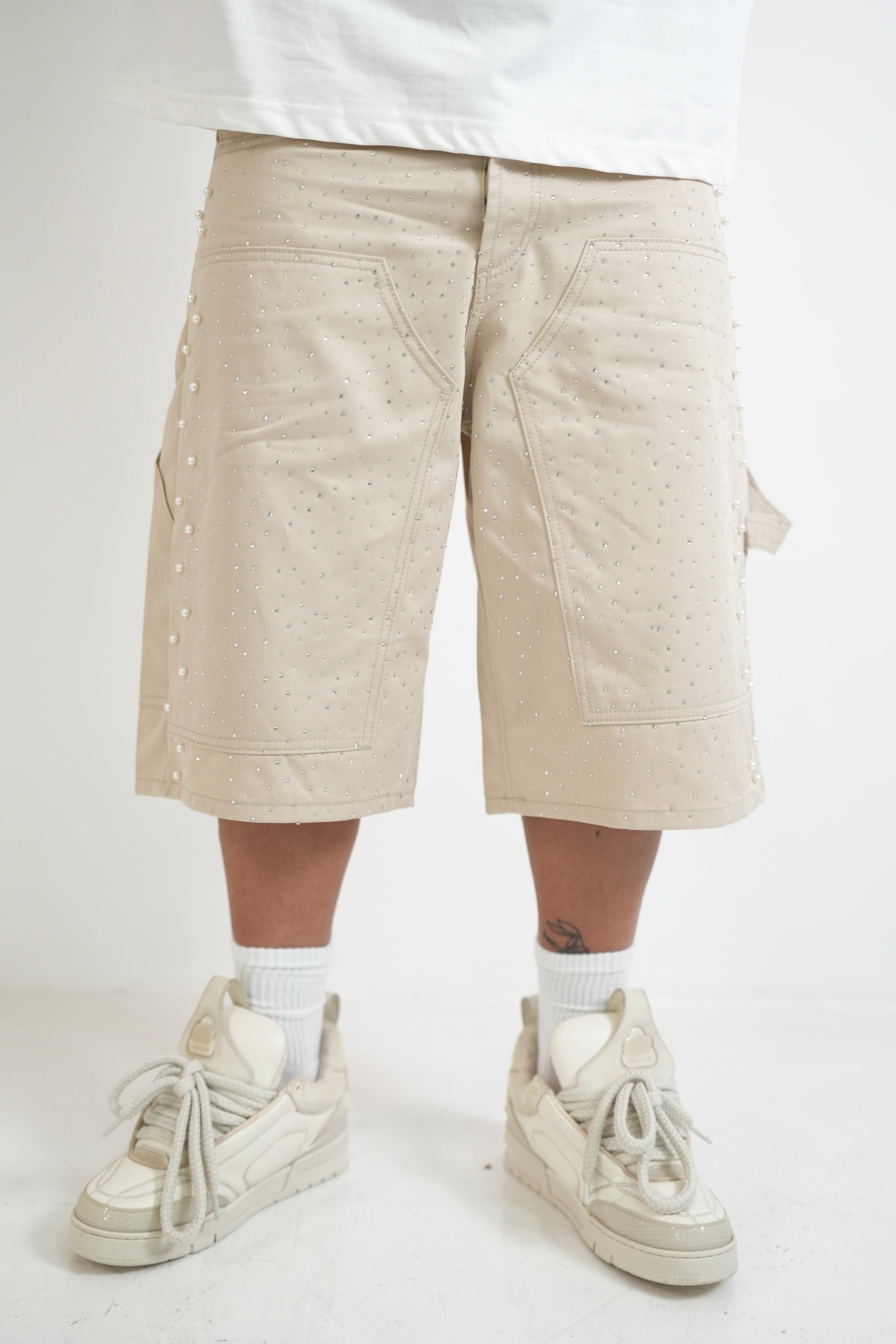 Short Strass Beige
