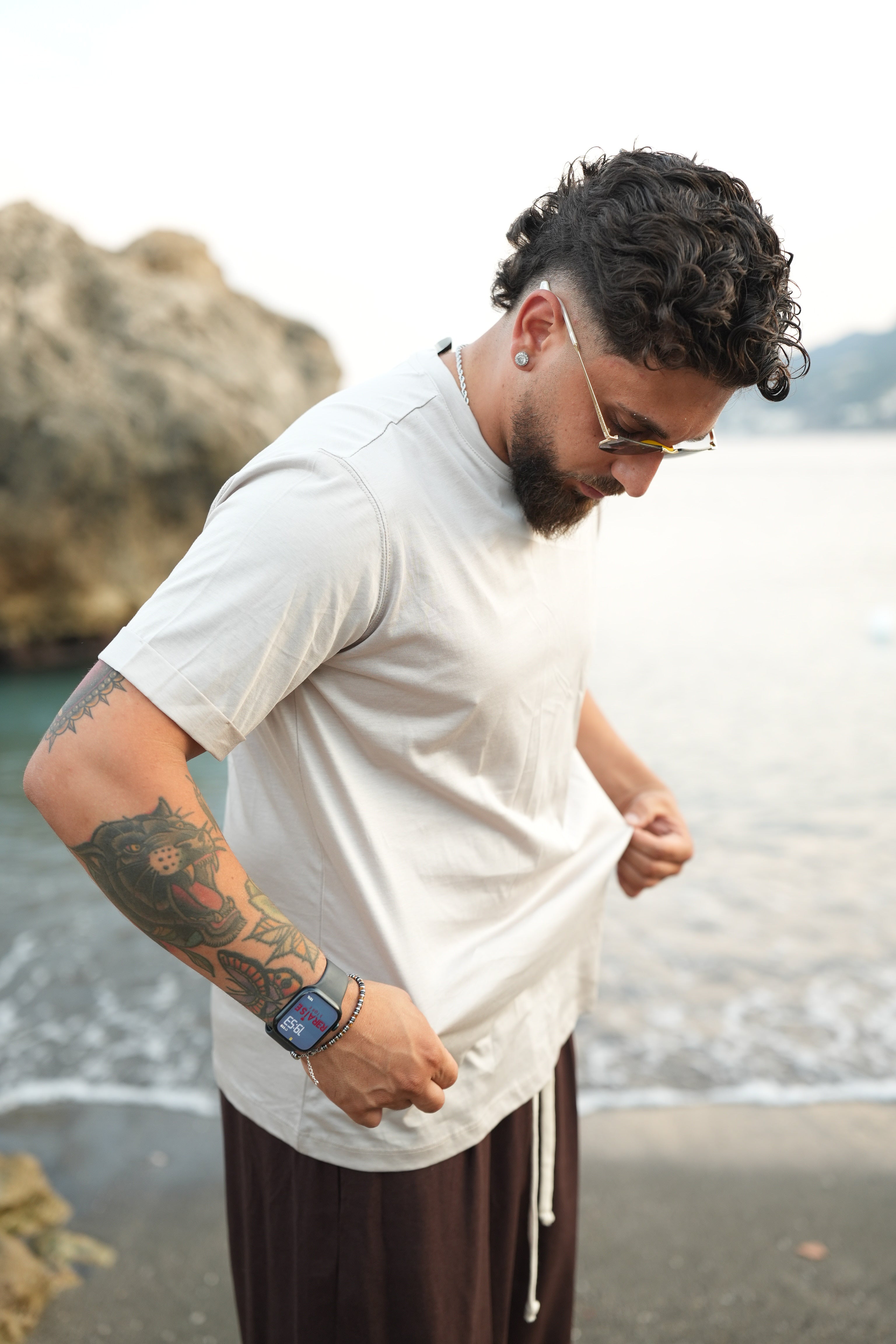 T-shirt Filo di scozia