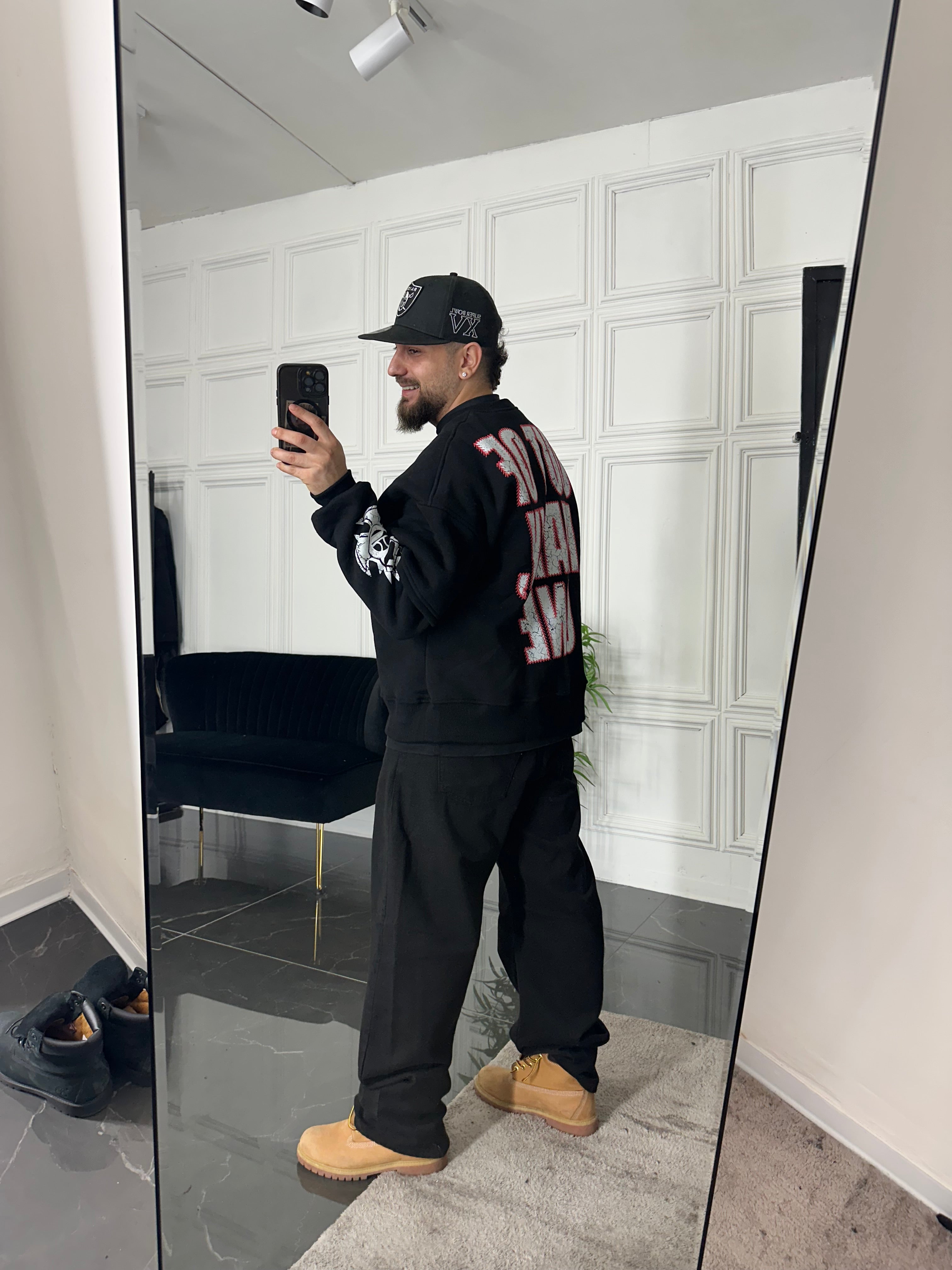 Felpa Bunker double nera