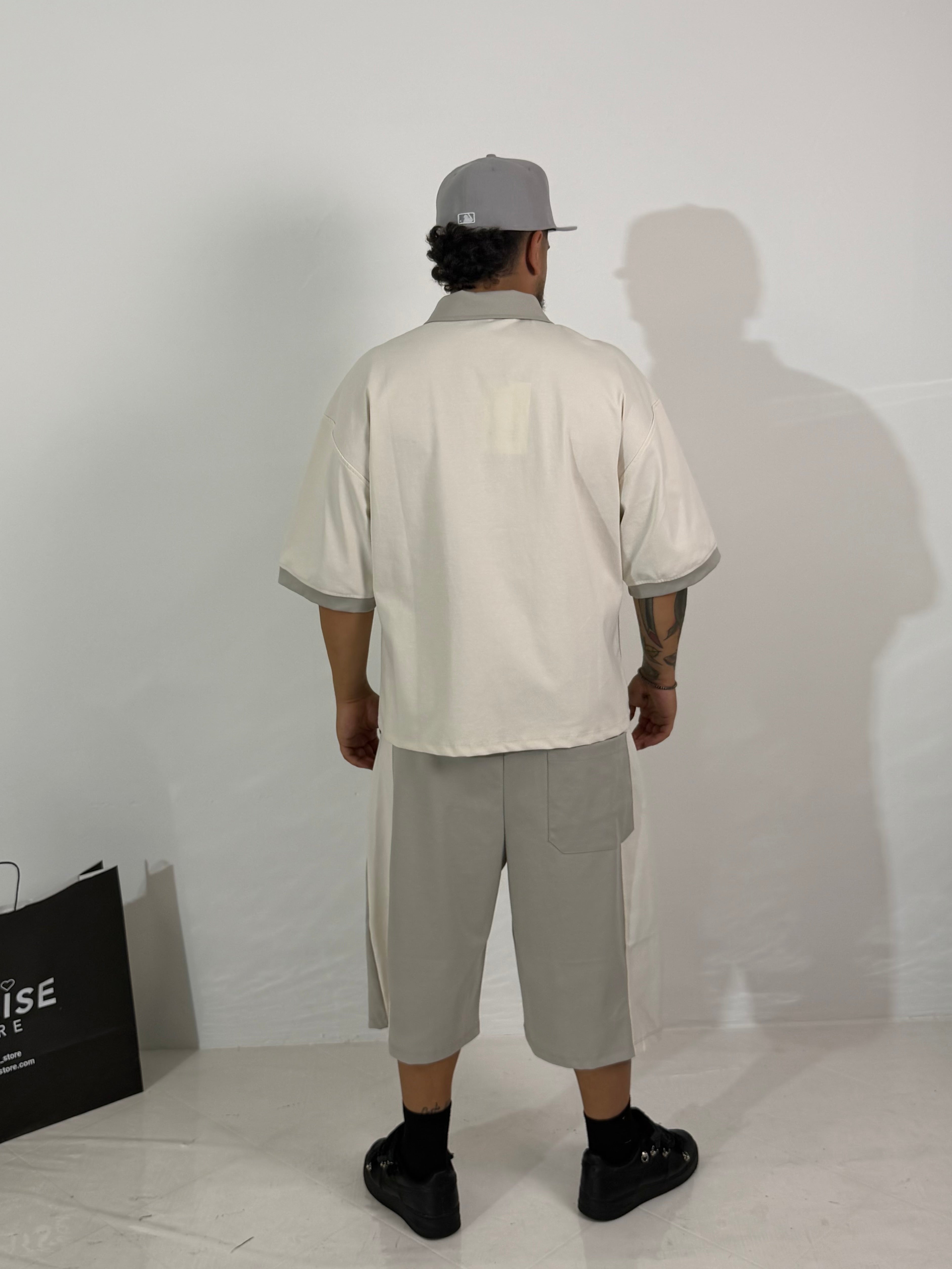 Coordinato Bunker Polo Grigio