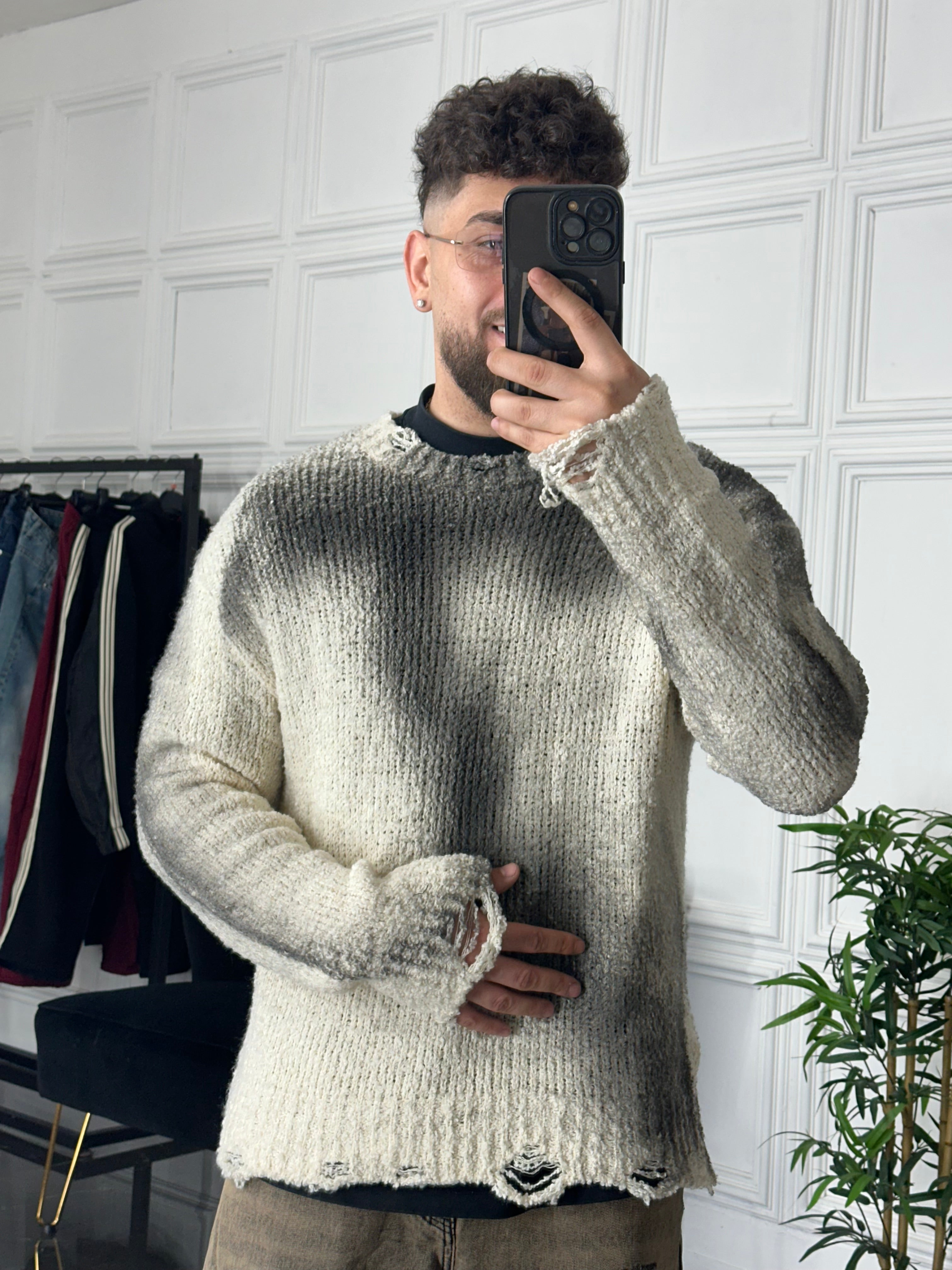 Maglione Broken Fade