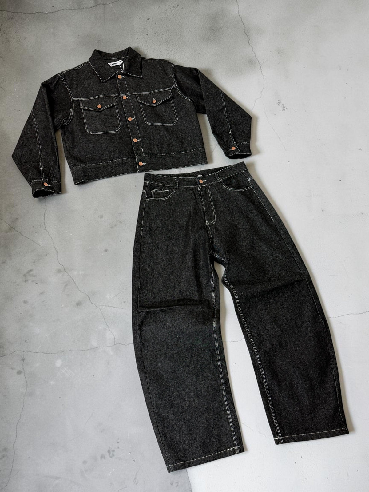 Coordinato Denim Black