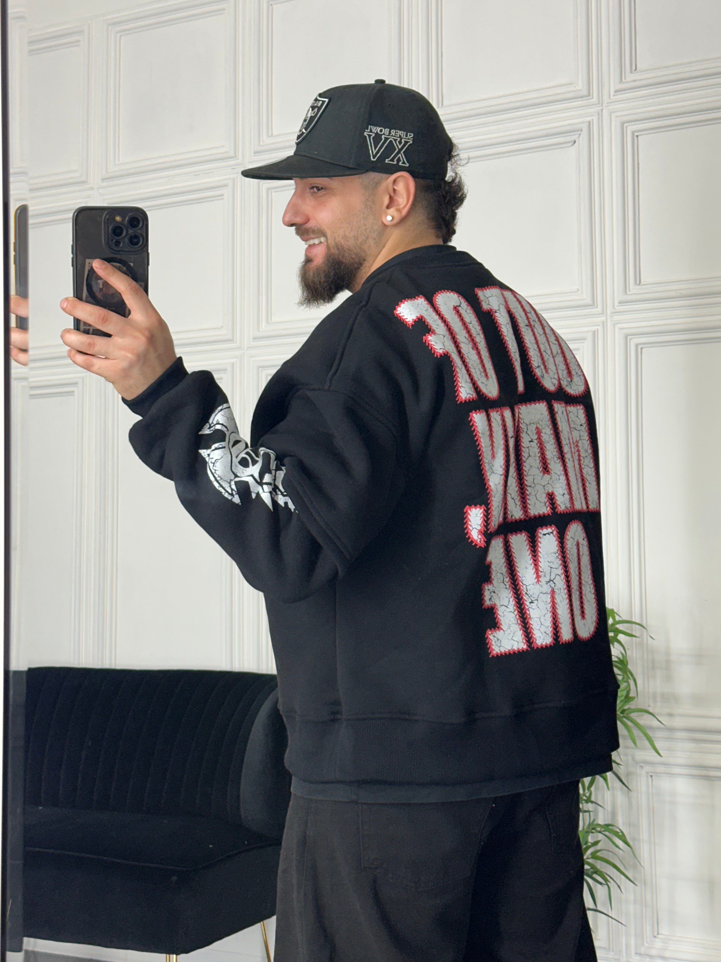 Felpa Bunker double nera