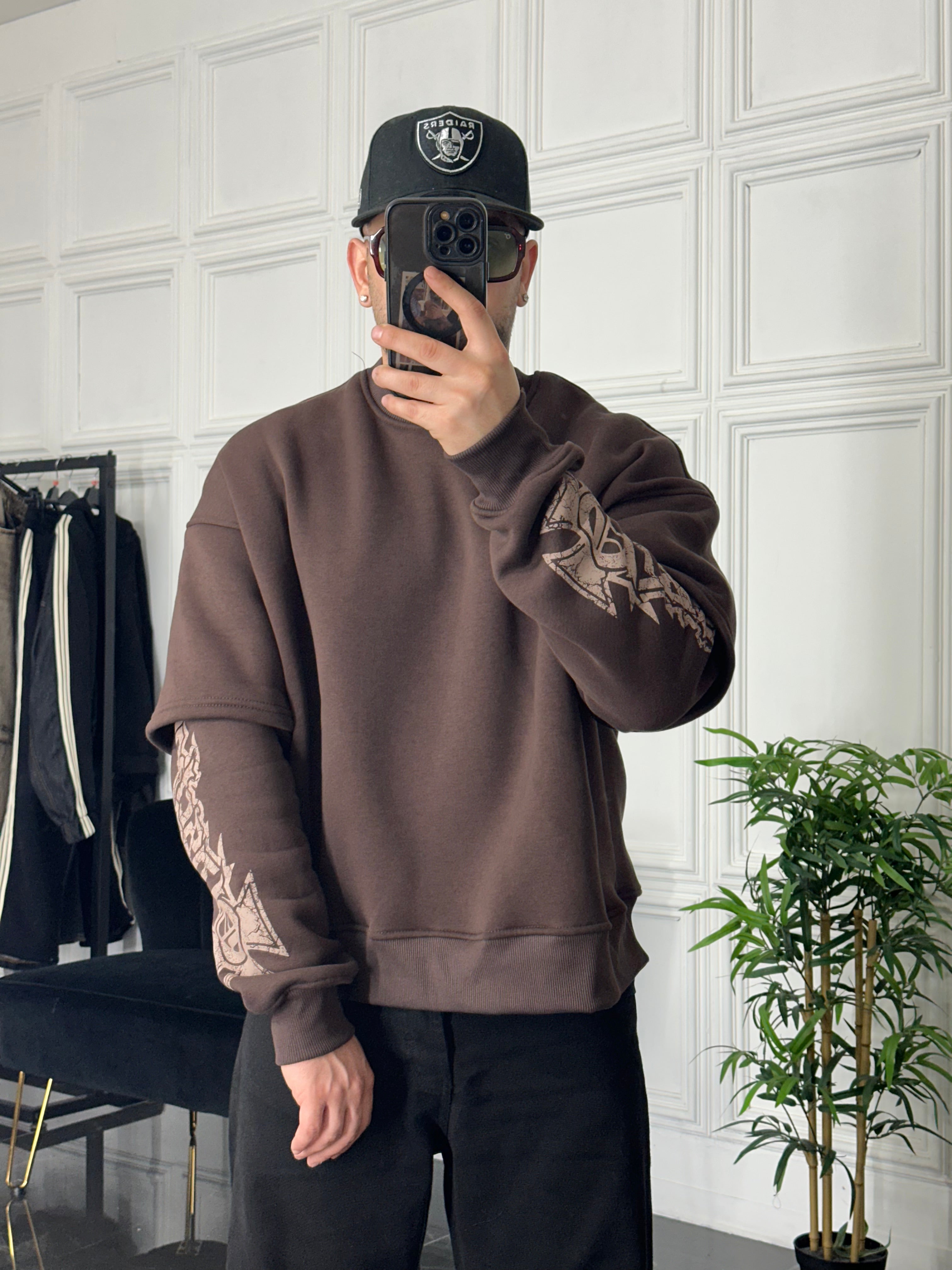 Felpa Bunker Double Brown