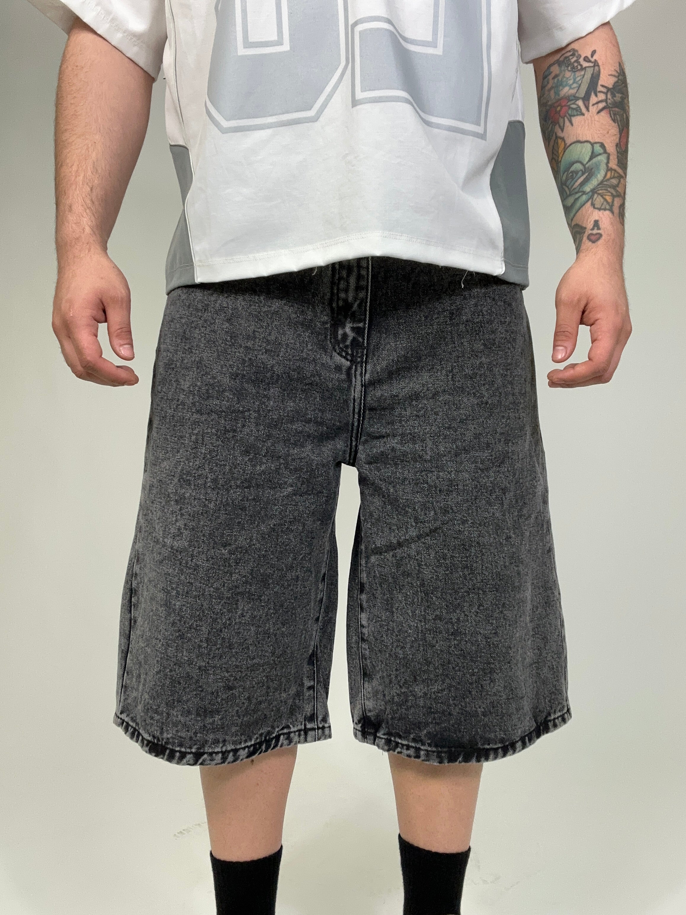 Jeans Short Dark Grey