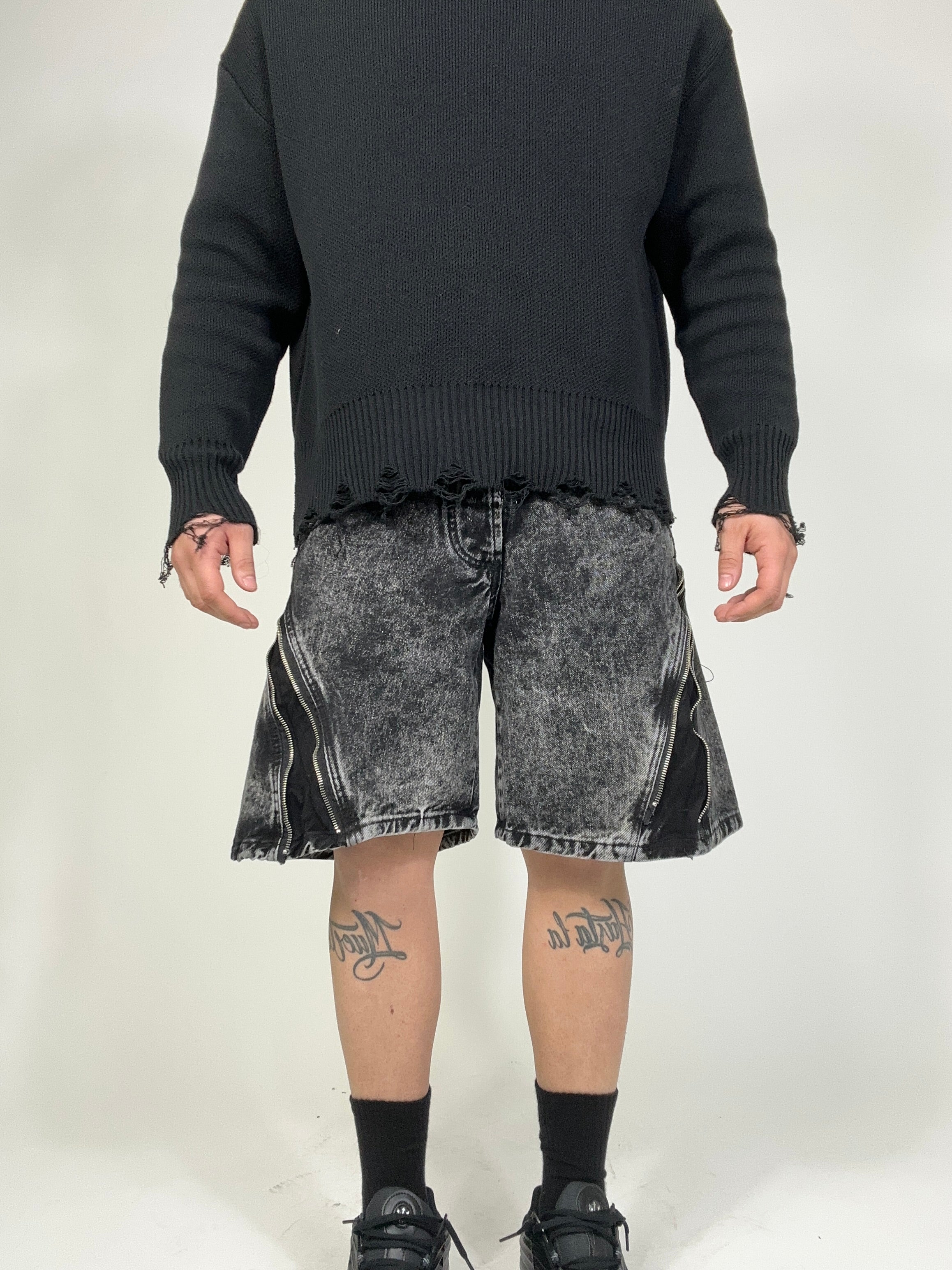 Jeans Short Full Zip