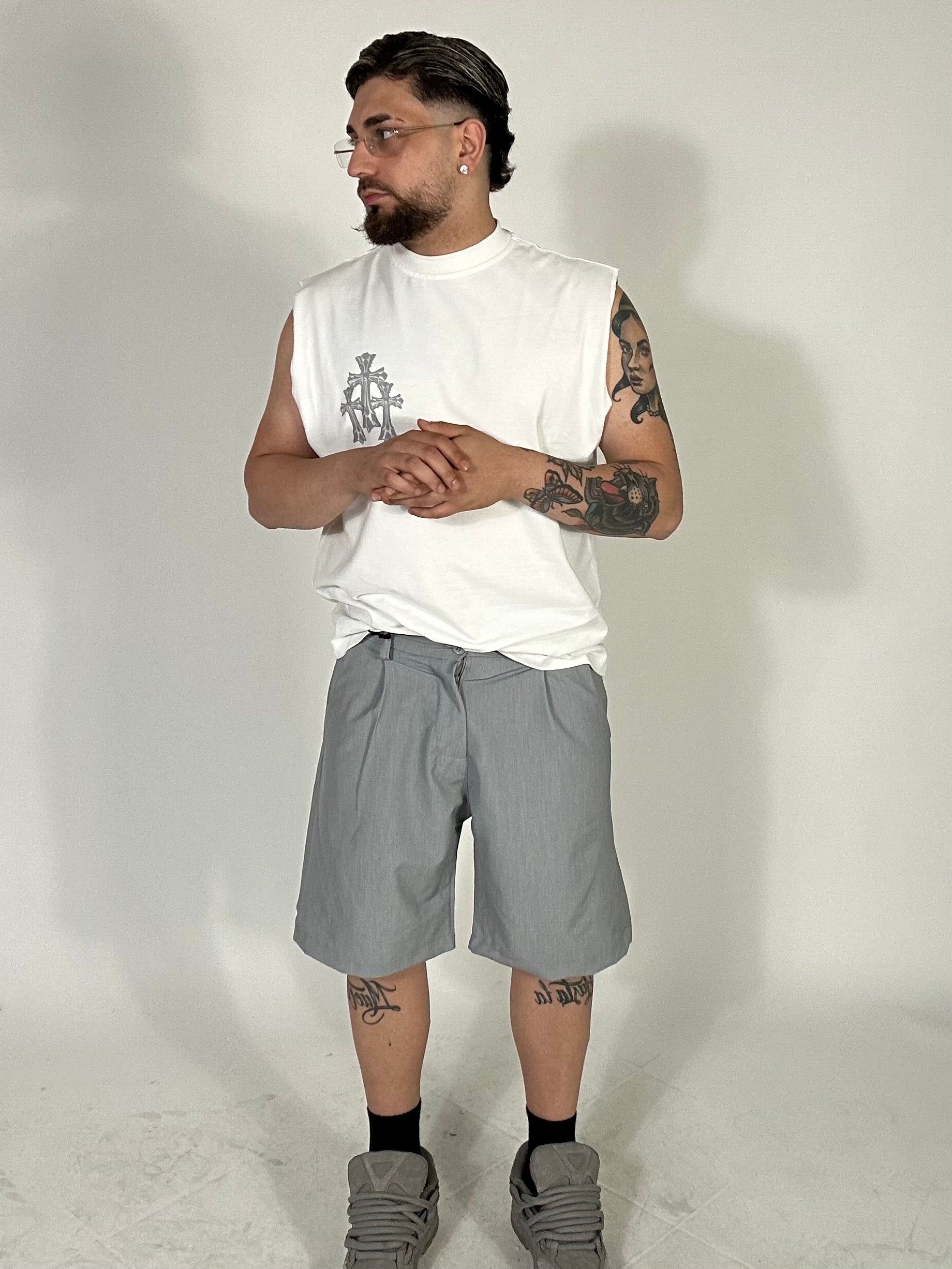 Short Bunker Basic grey