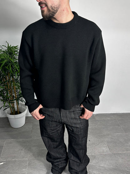 Maglione Crop nero