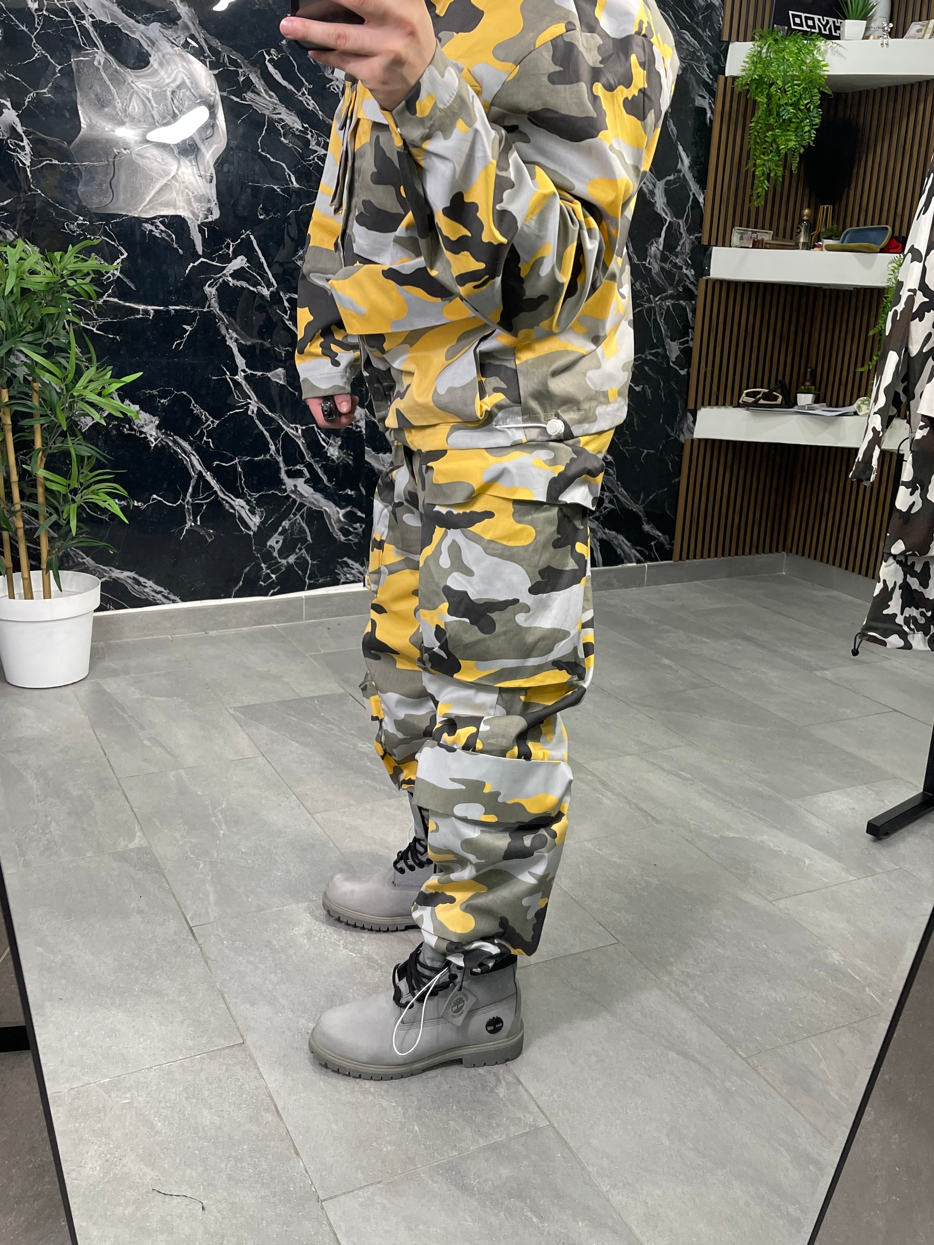 Coordinato Hydo Volcano camouflage yellow