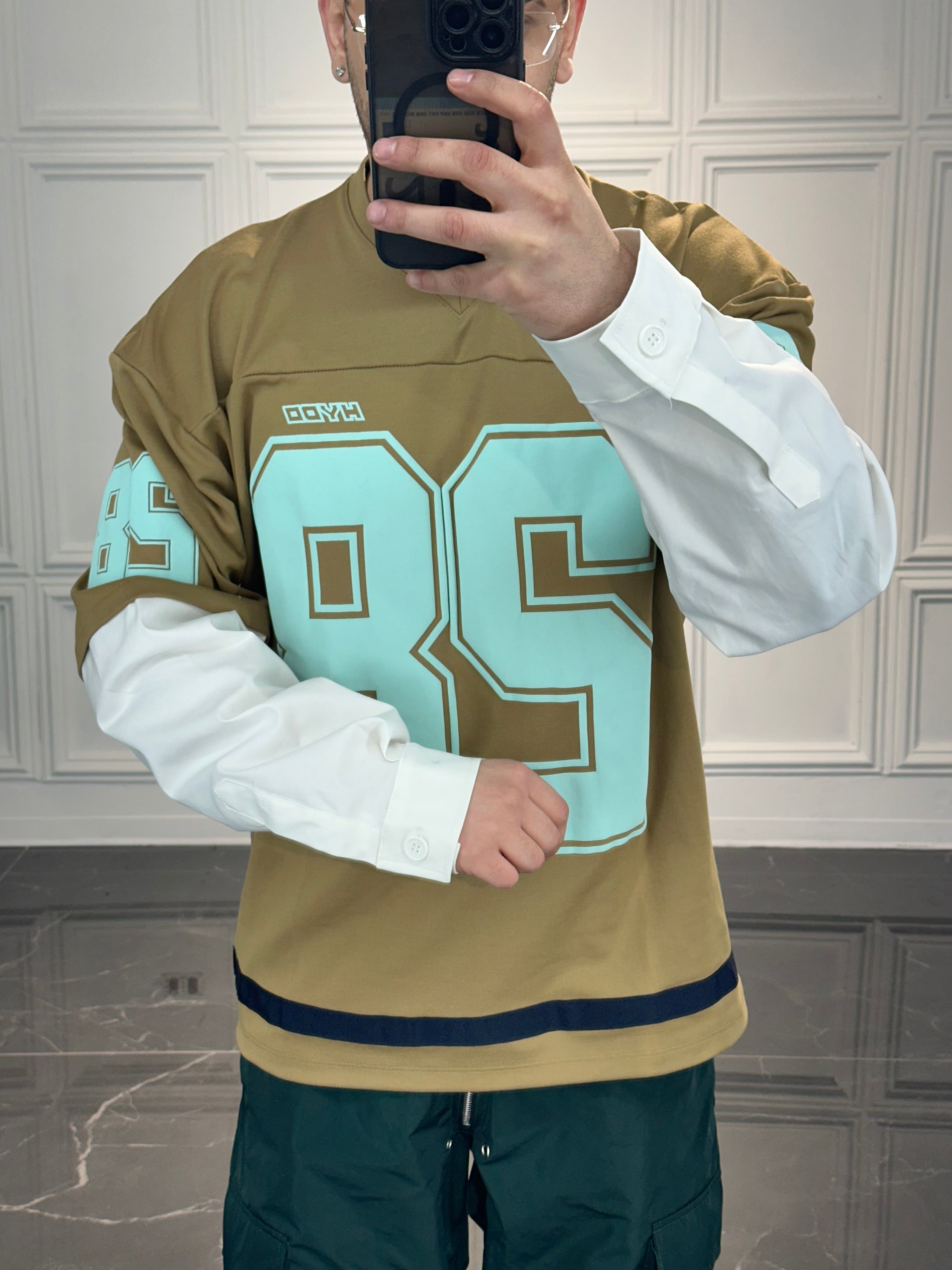 Long Sleeve Hydo NFL Beige