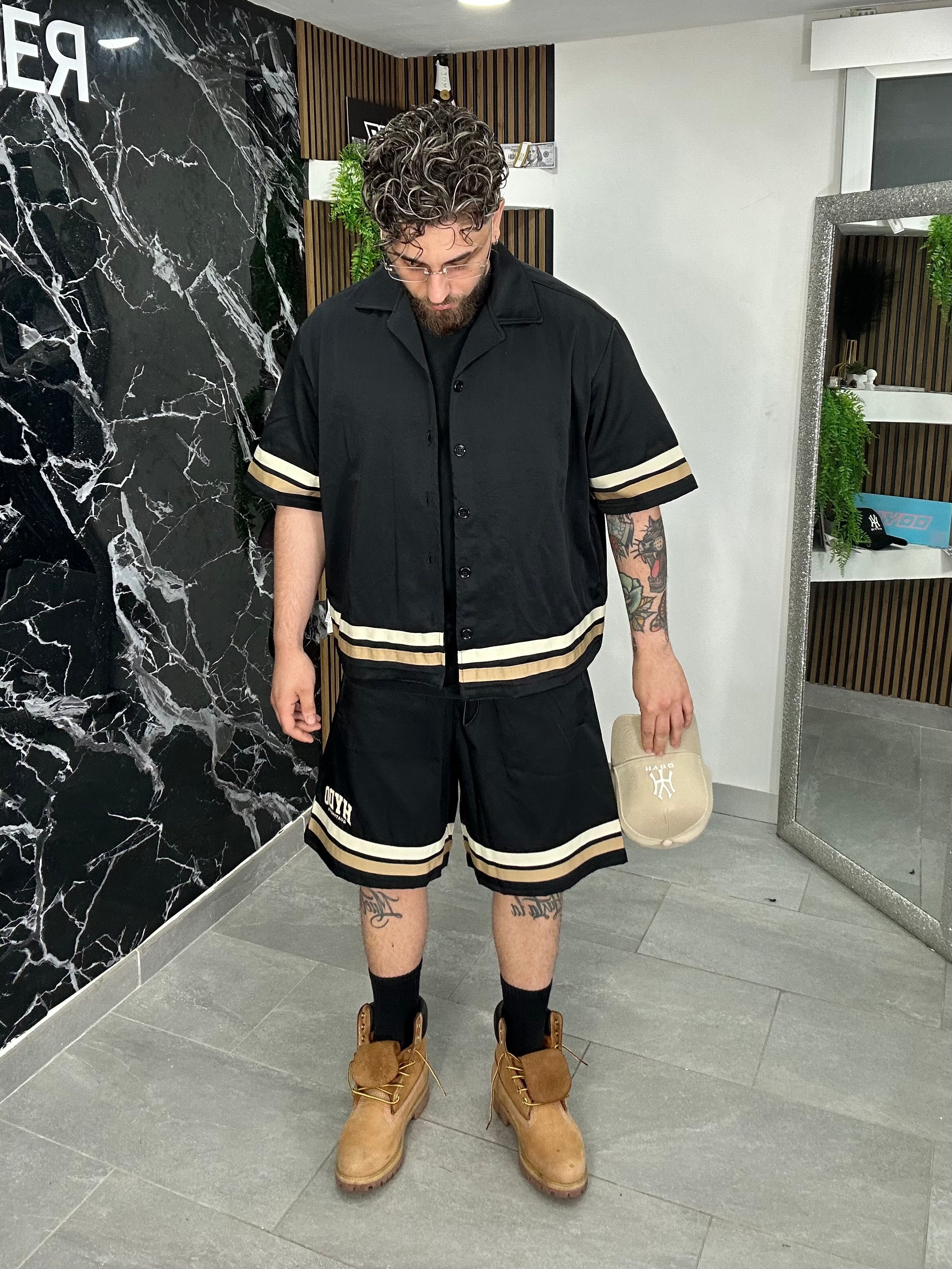 Coordinato Hydo Quaterback nero