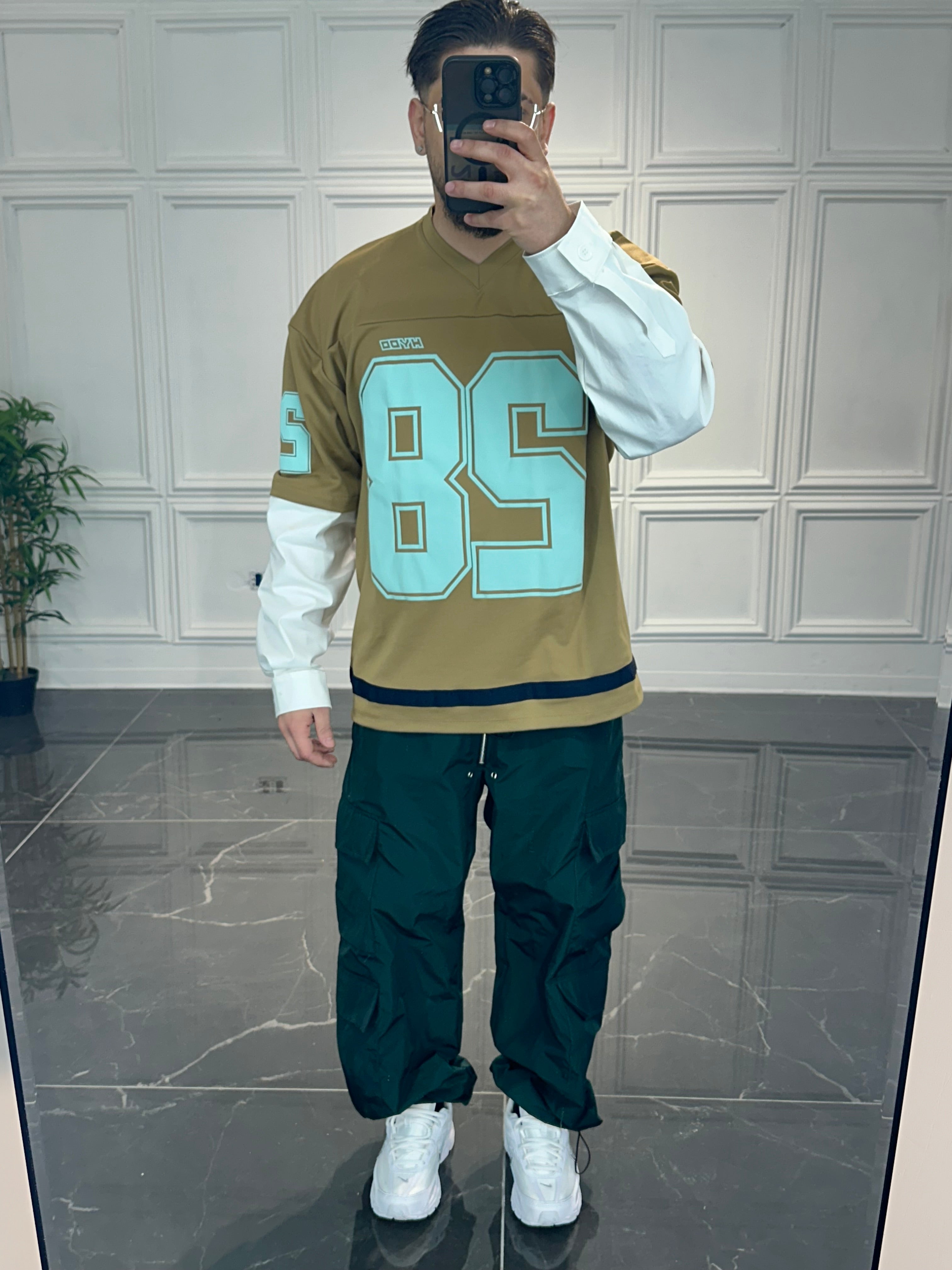 Long Sleeve Hydo NFL Beige