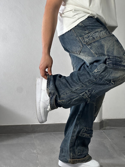 Jeans Cargo Sand Shade