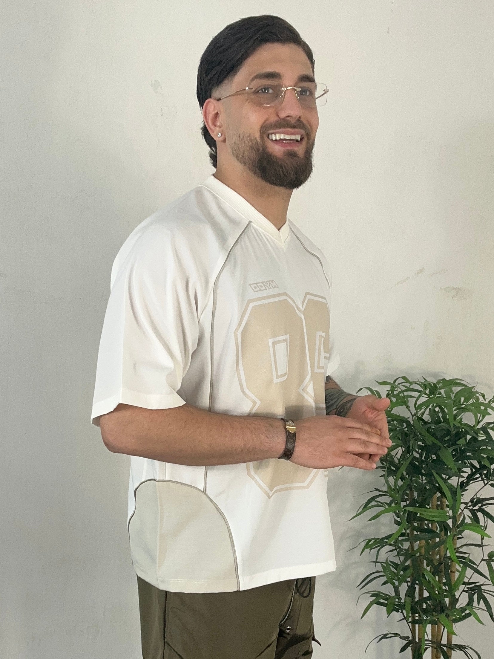 T-shirt New York Hydo beige
