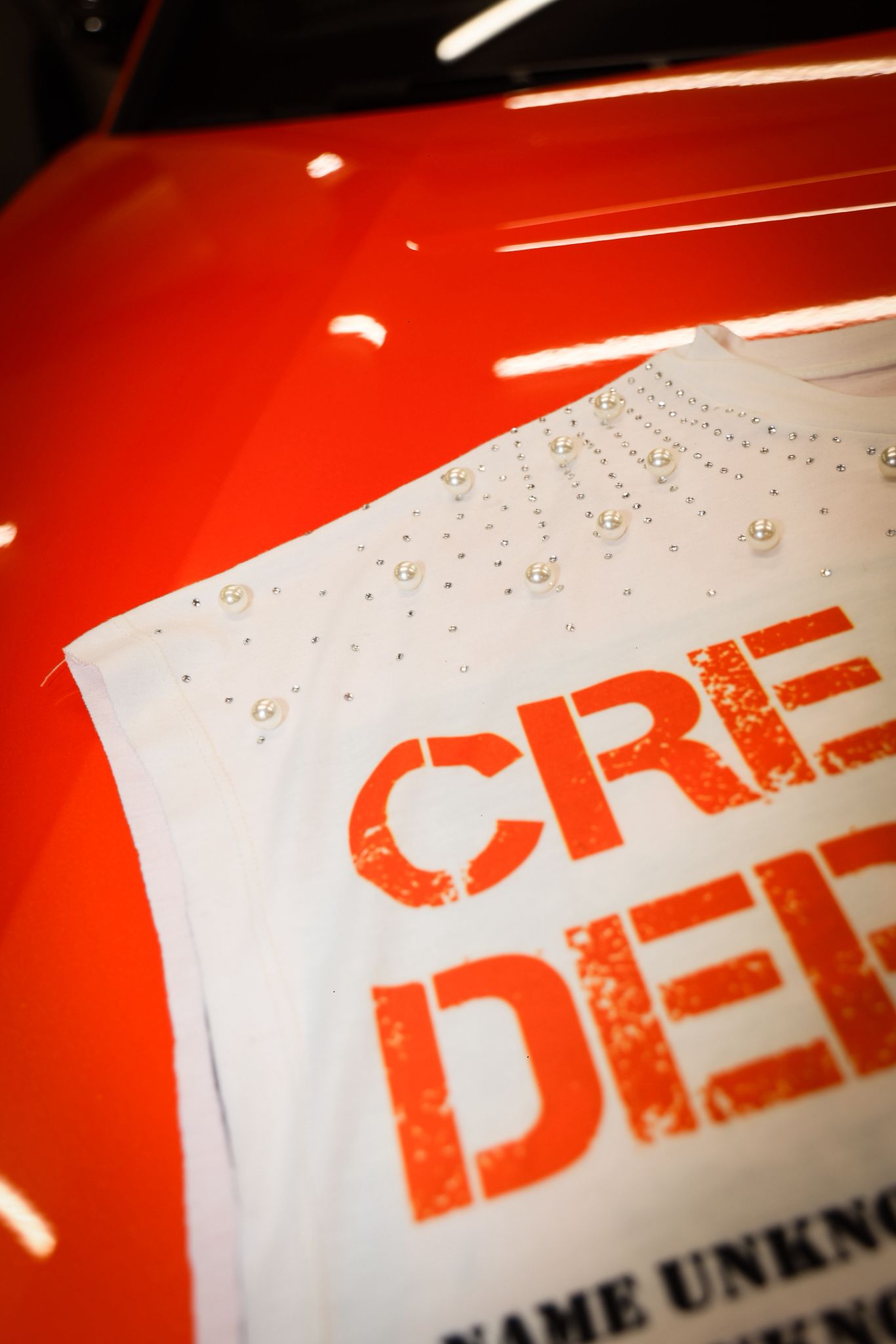 Coordinato Creative Check Orange
