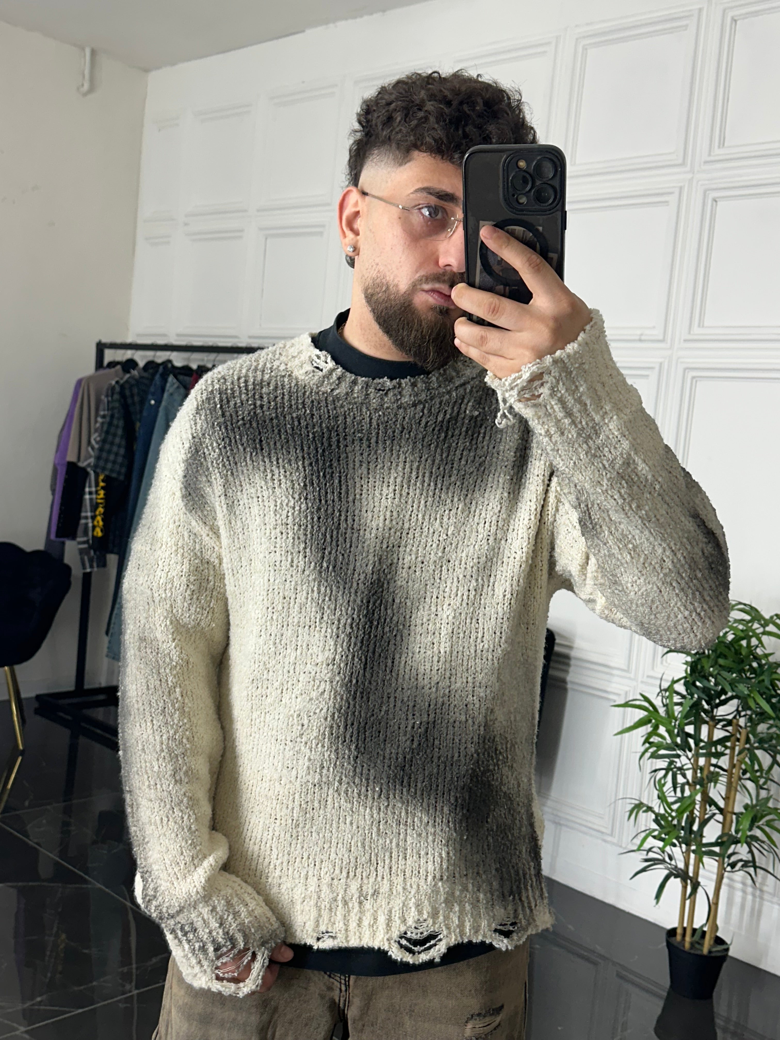 Maglione Broken Fade