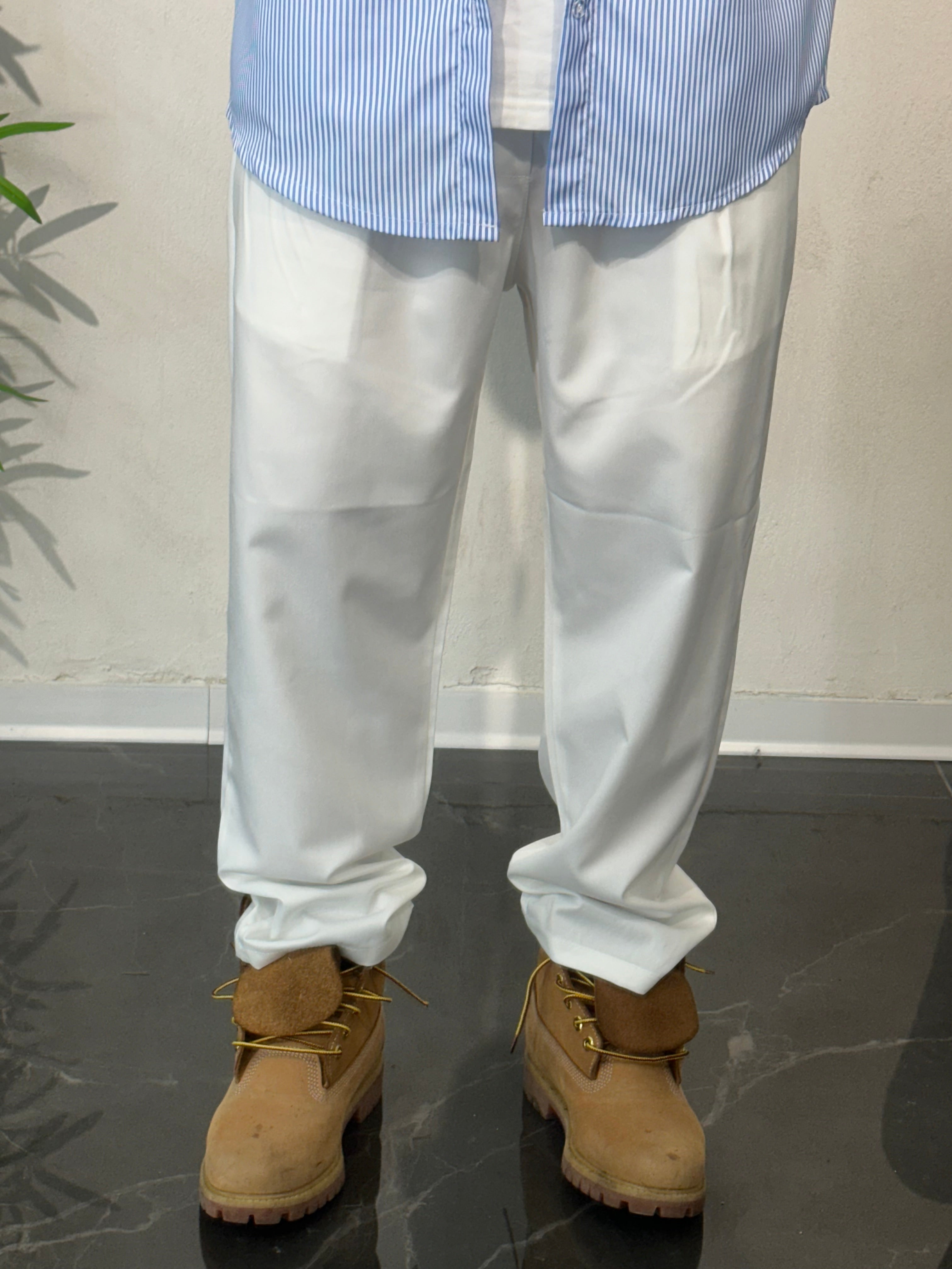 Pantalaccio Regular bianco