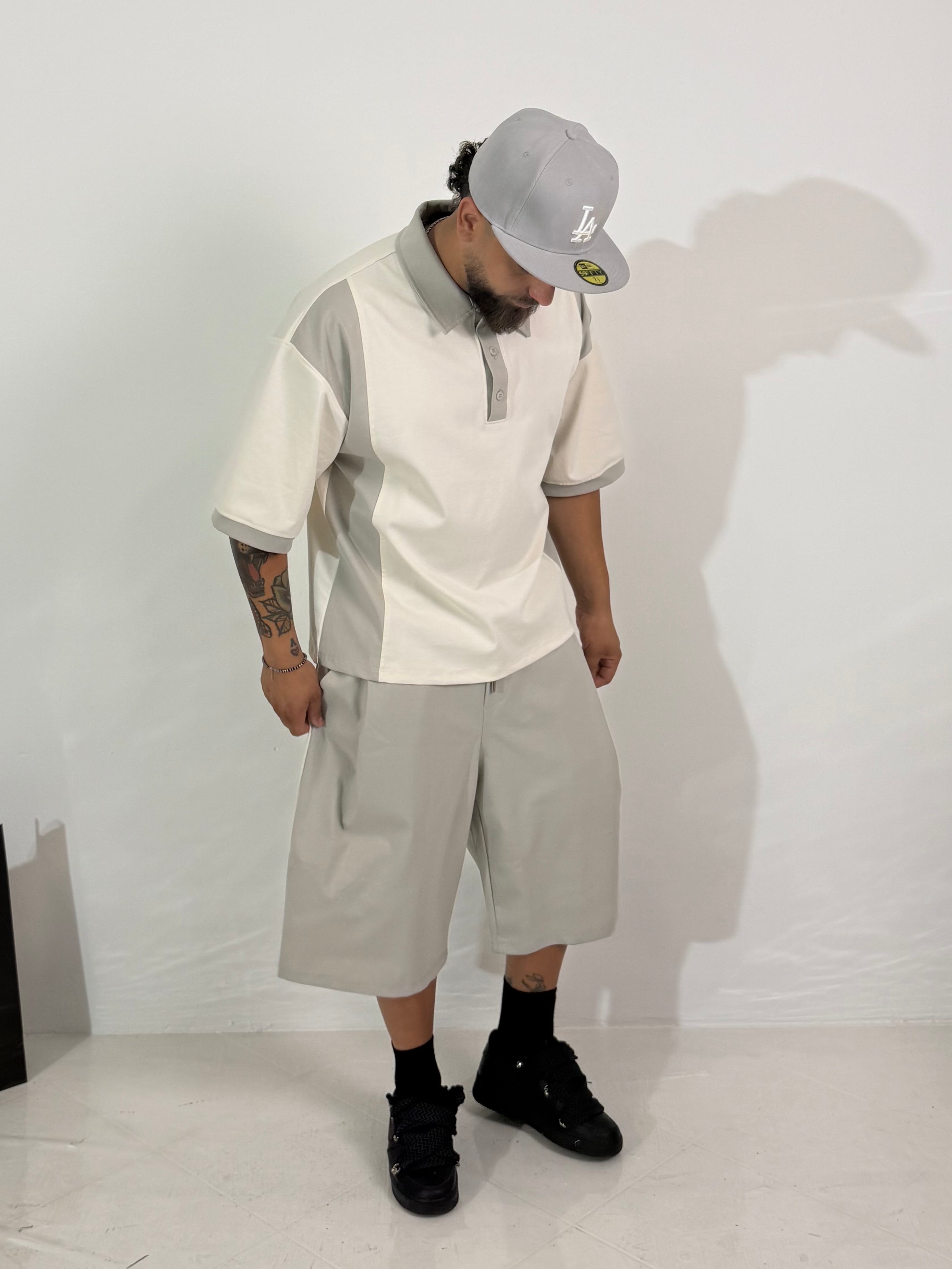 Coordinato Bunker Polo Grigio