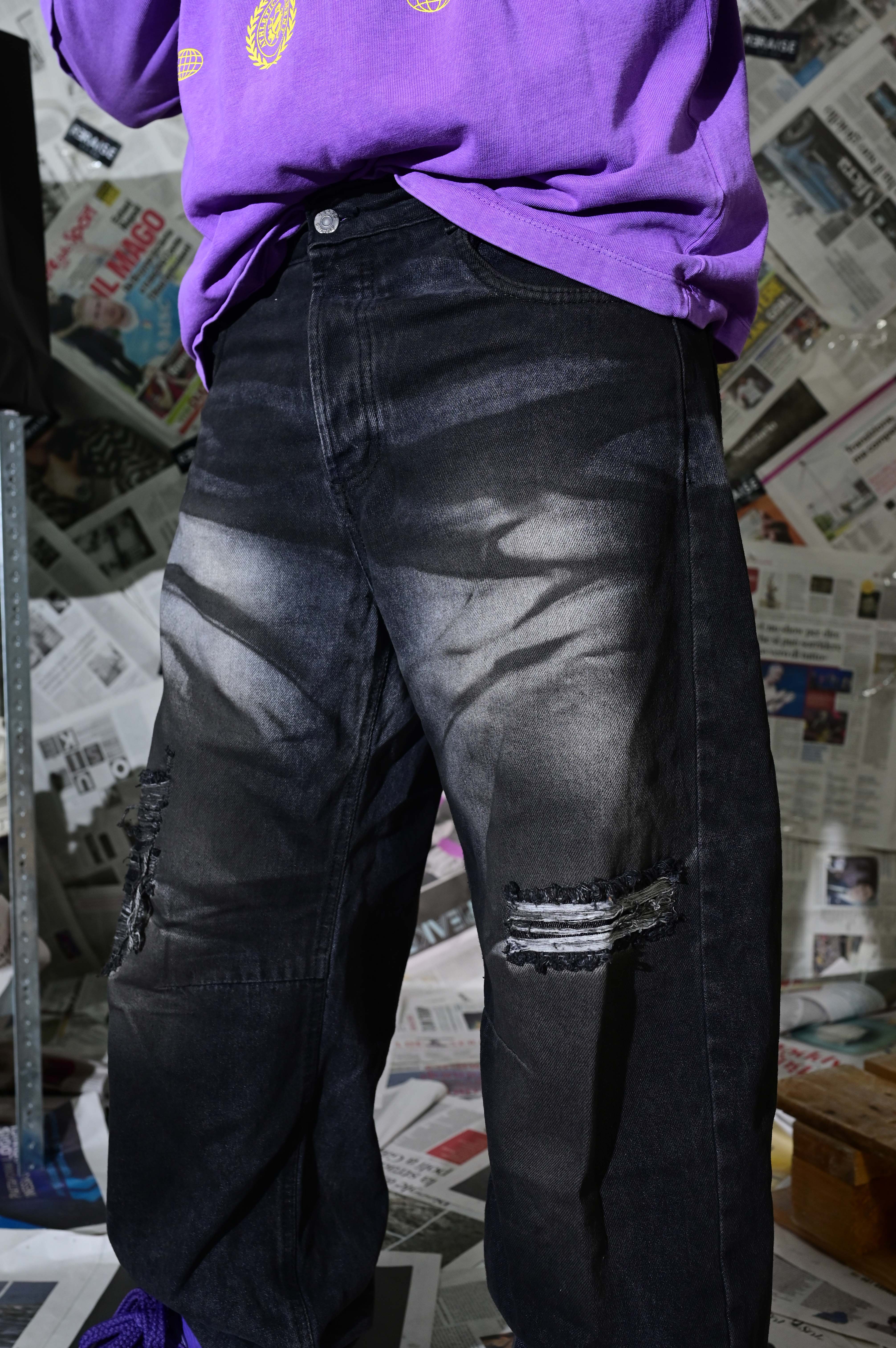 Jeans bunker Black wash