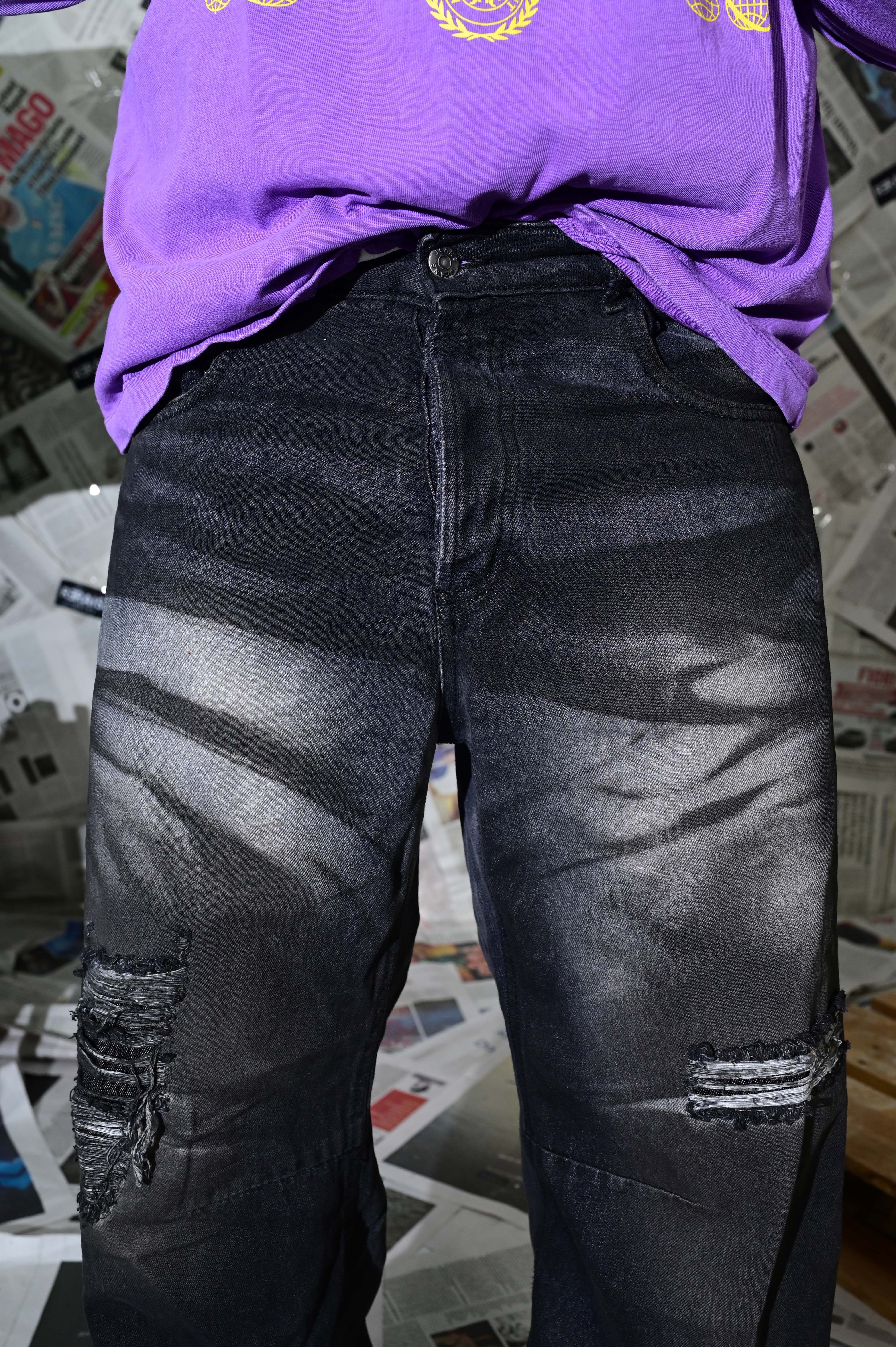 Jeans bunker Black wash