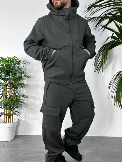 Tracksuit Taker grigio piombo