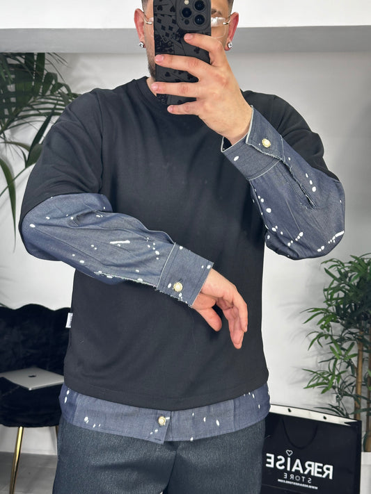 T-shirt Long sleeve denim