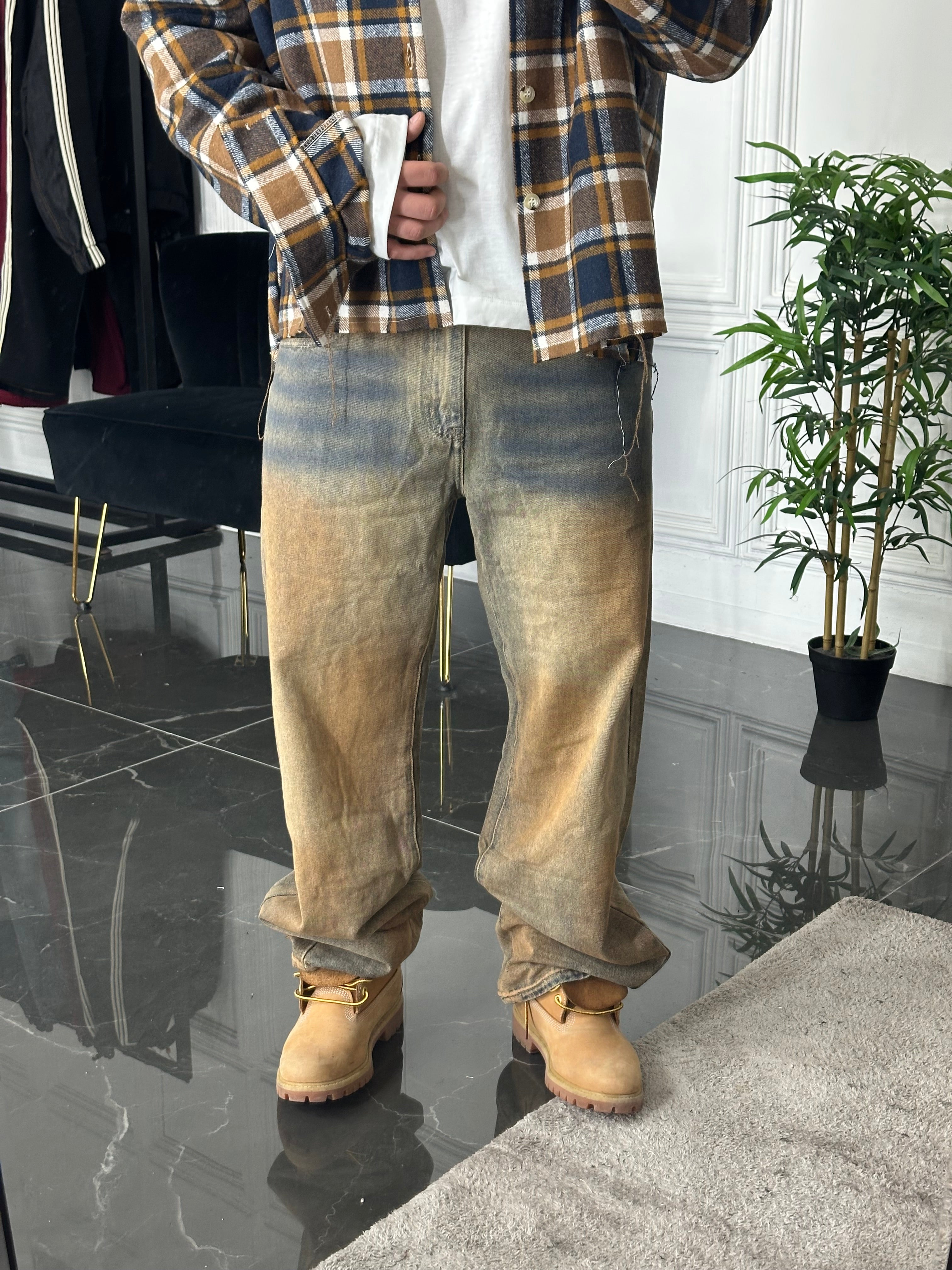 Jeans Baggy Sandblue