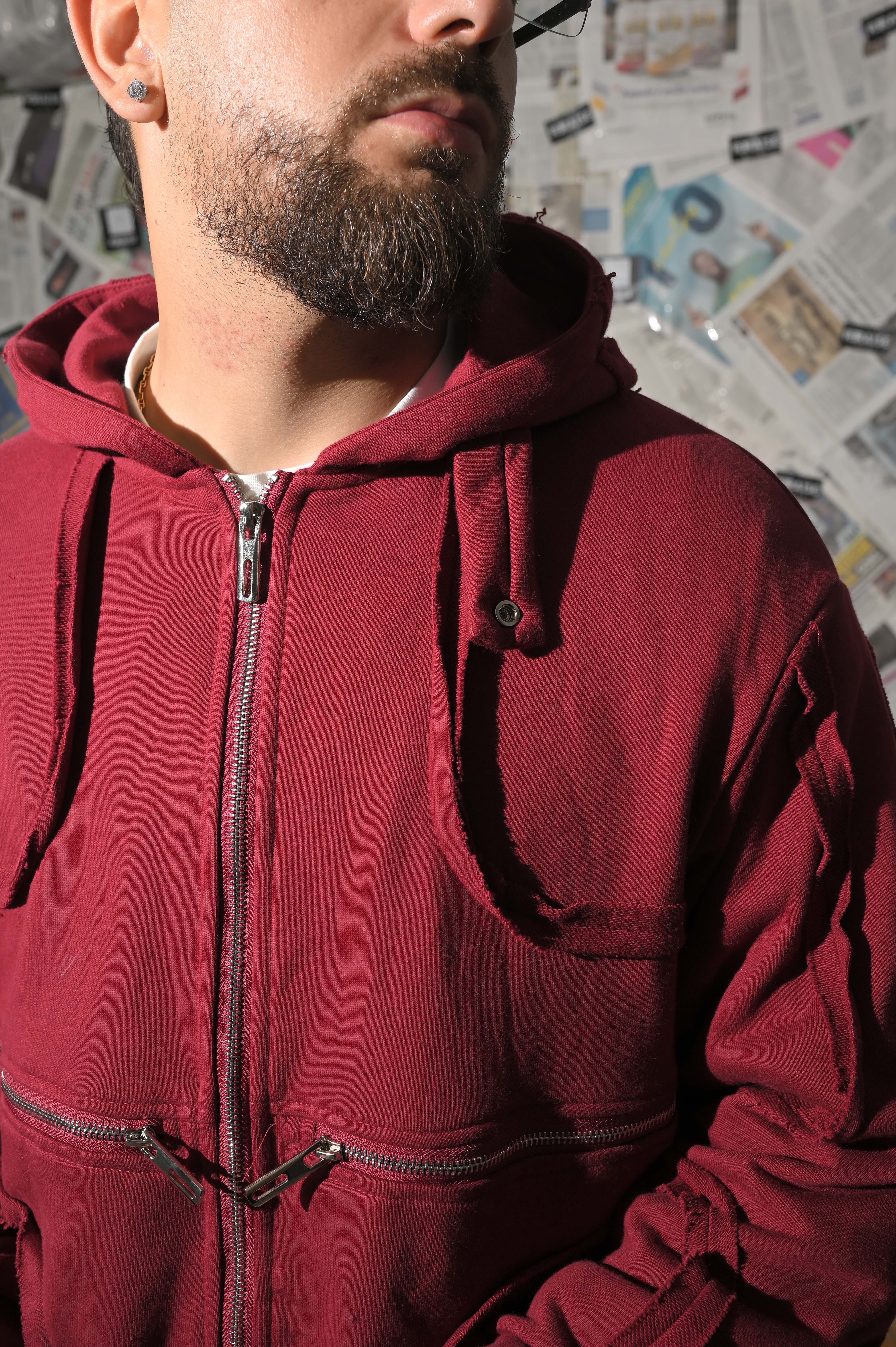 Coordinato Tuta Seams Bordeaux