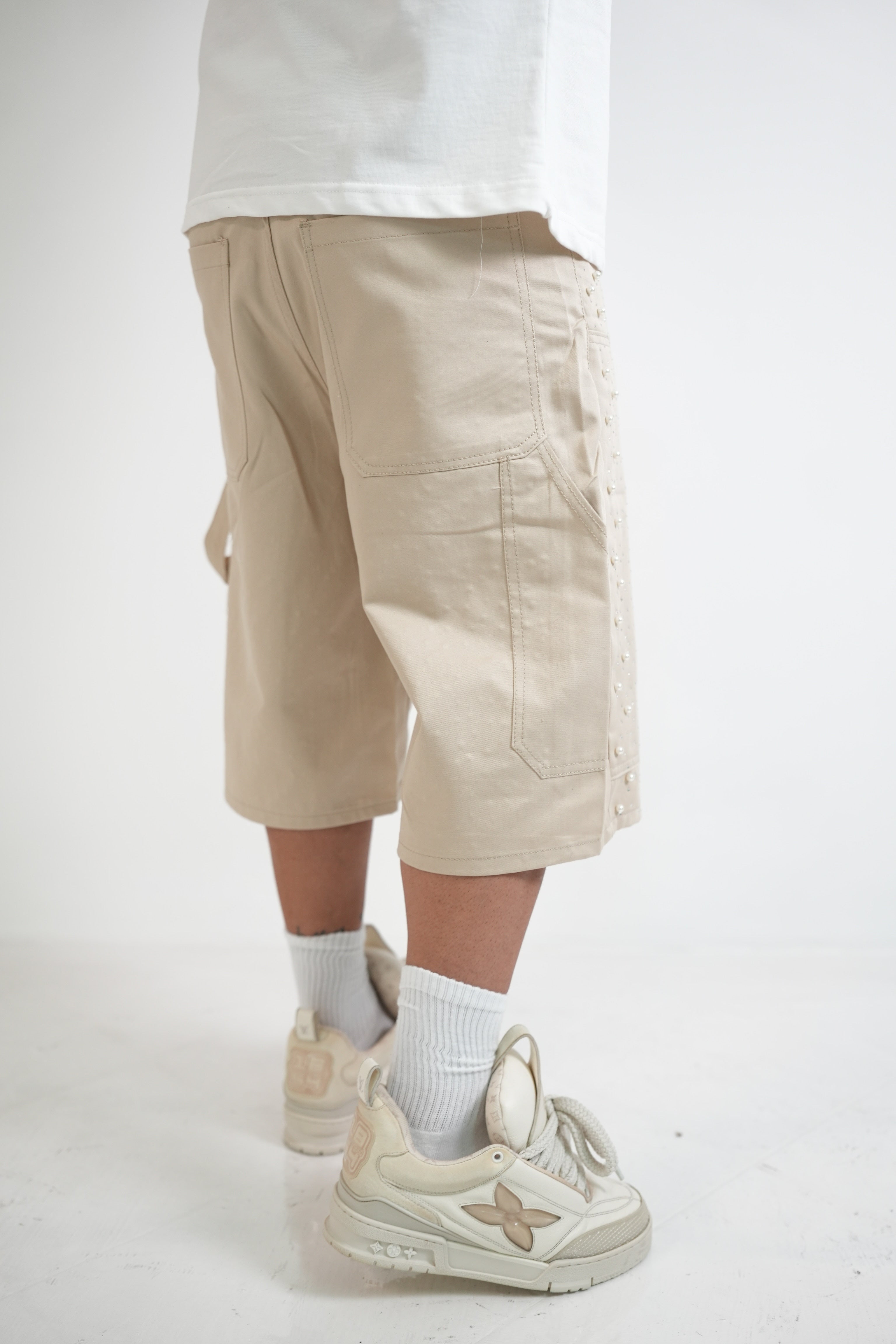 Short Strass Beige