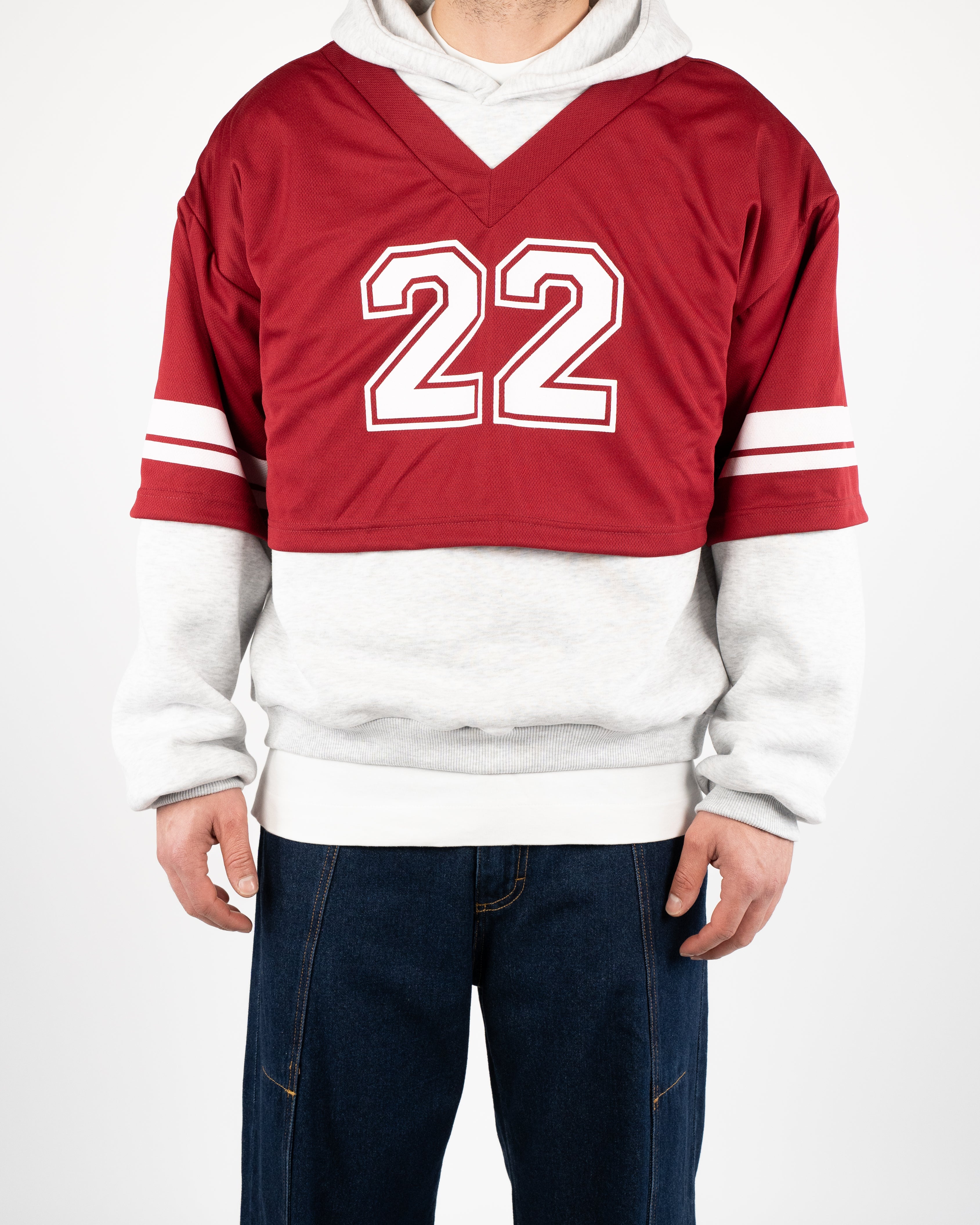 FELPA MYAMY TWENTY/TWO GREY/RED